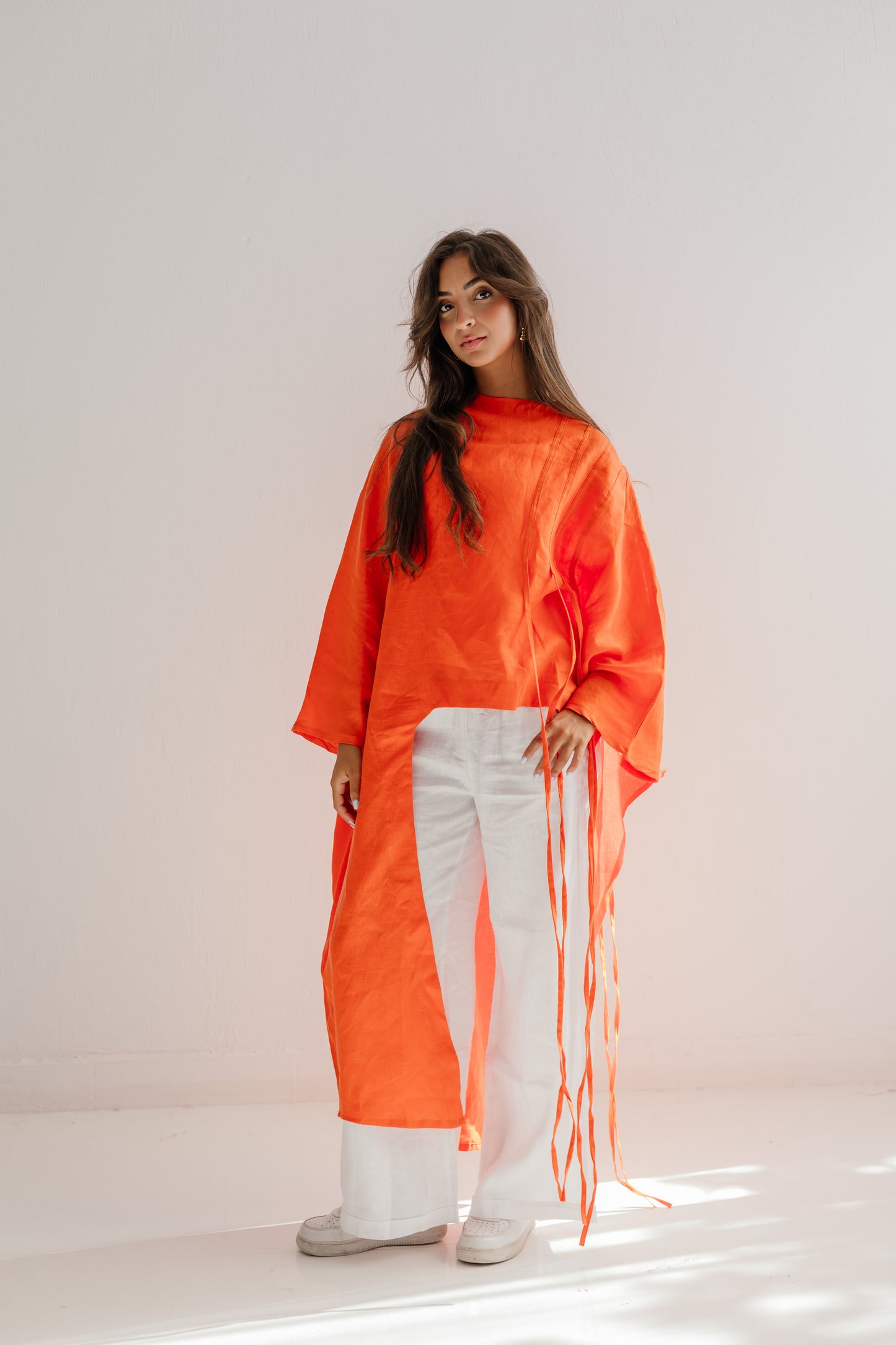 Side To Side Top In Orange