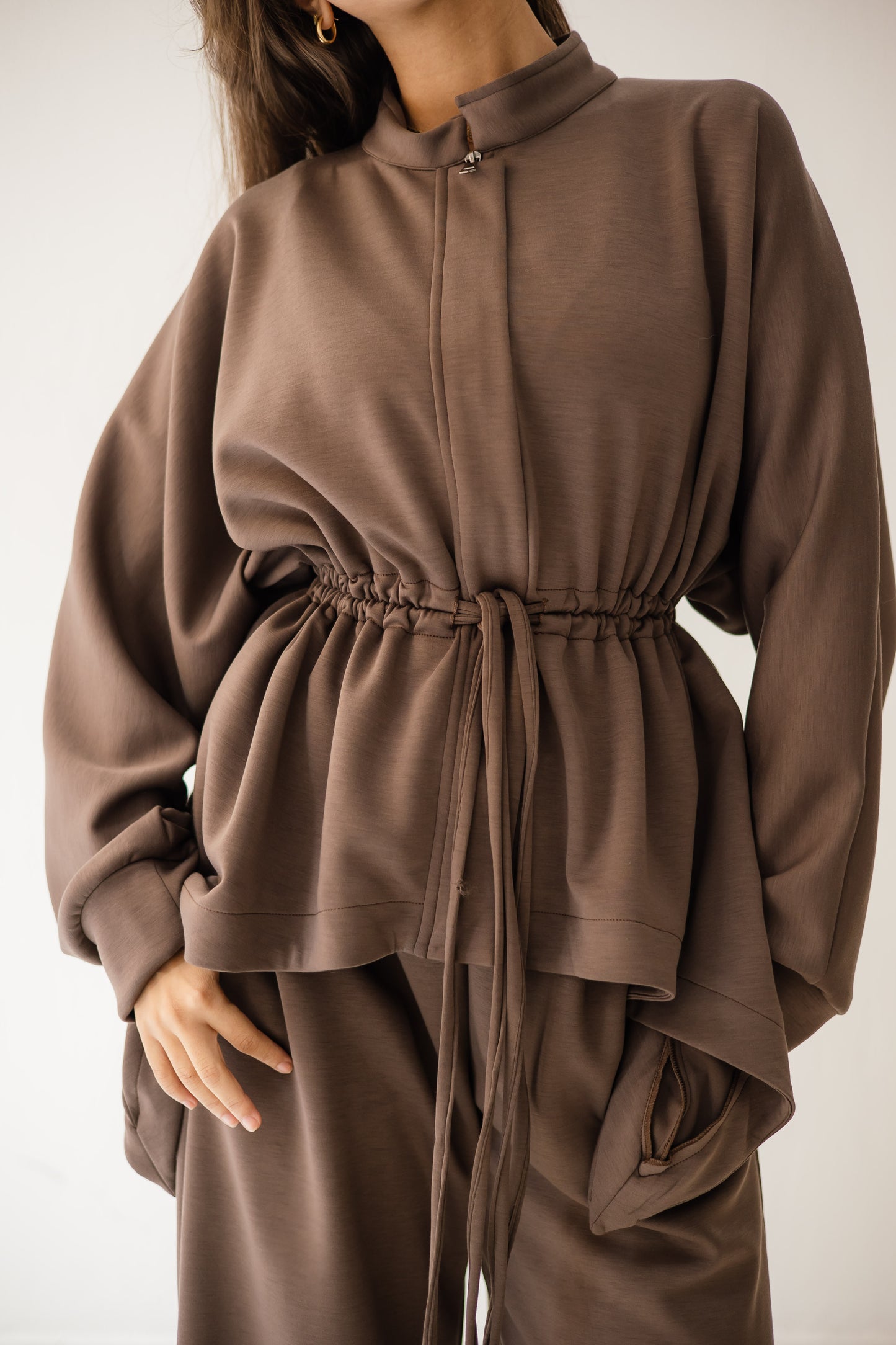 Elastic Set In Brown