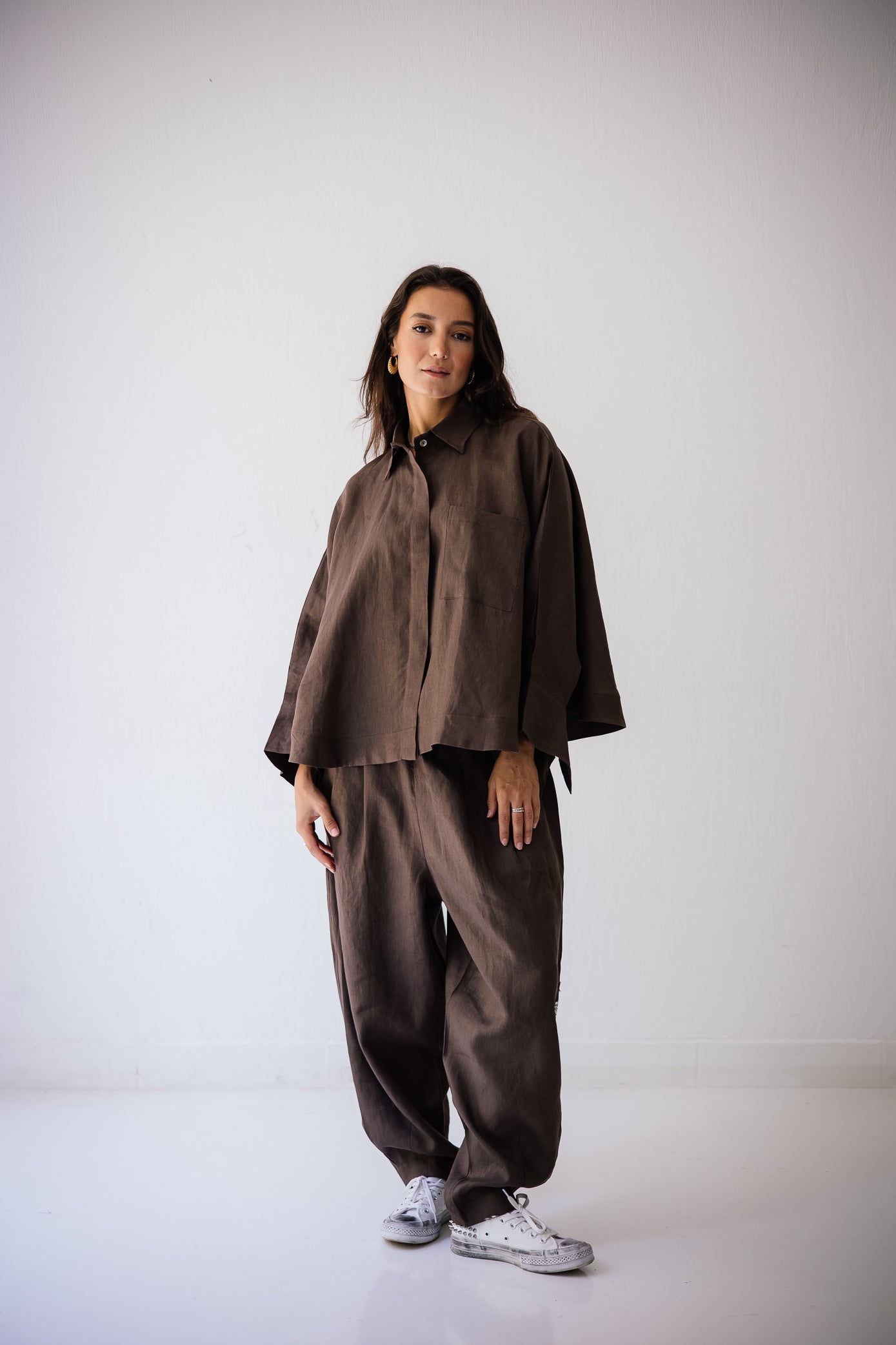Butterfly Shirt In Brown