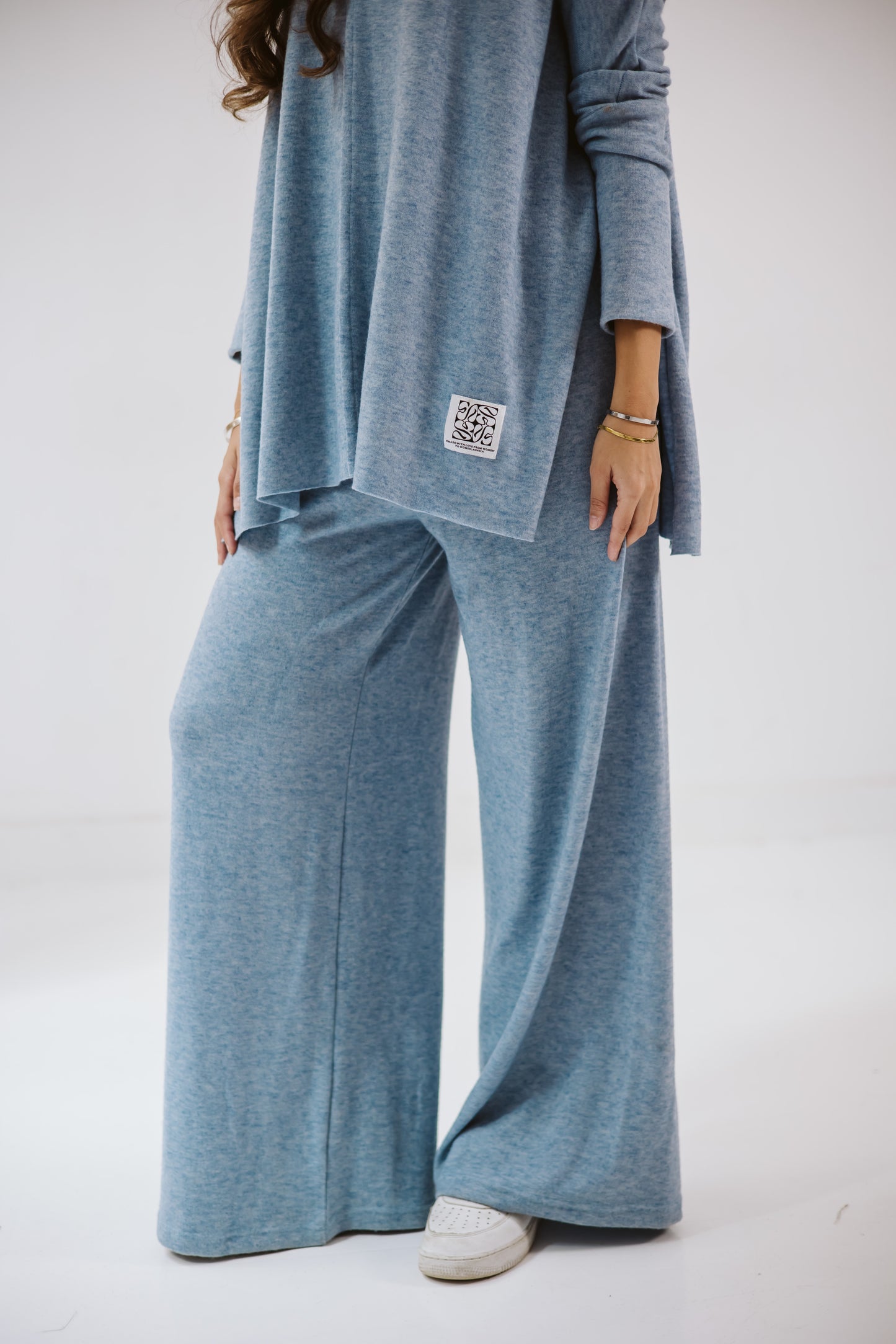 Basic wool set in blue