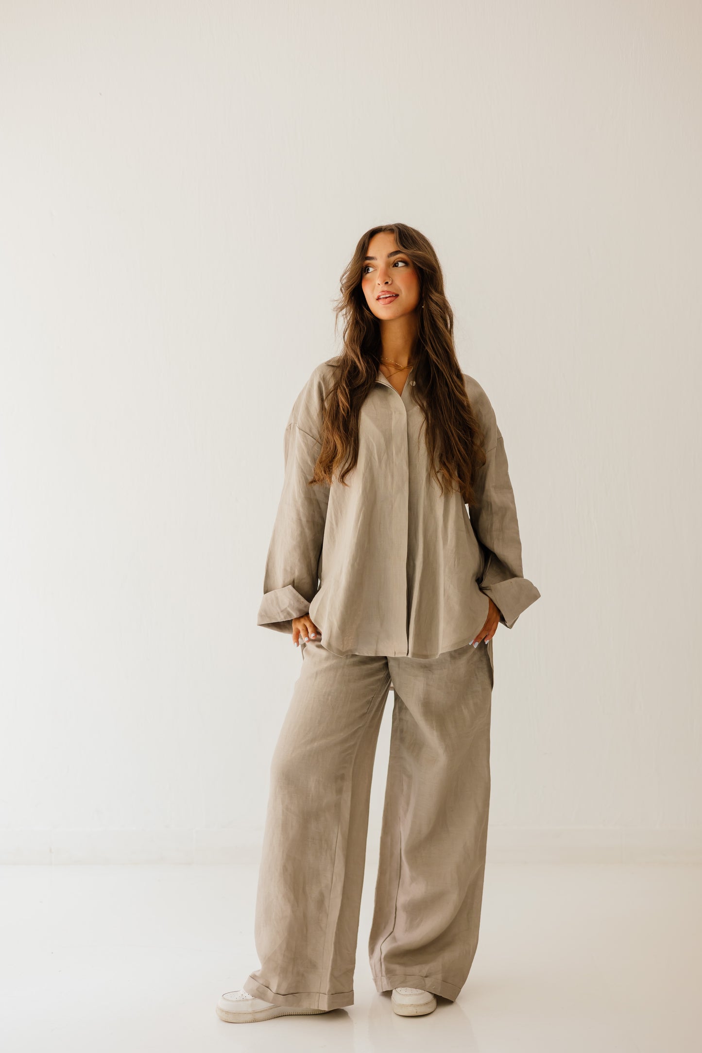 Basic Pant In Griesh