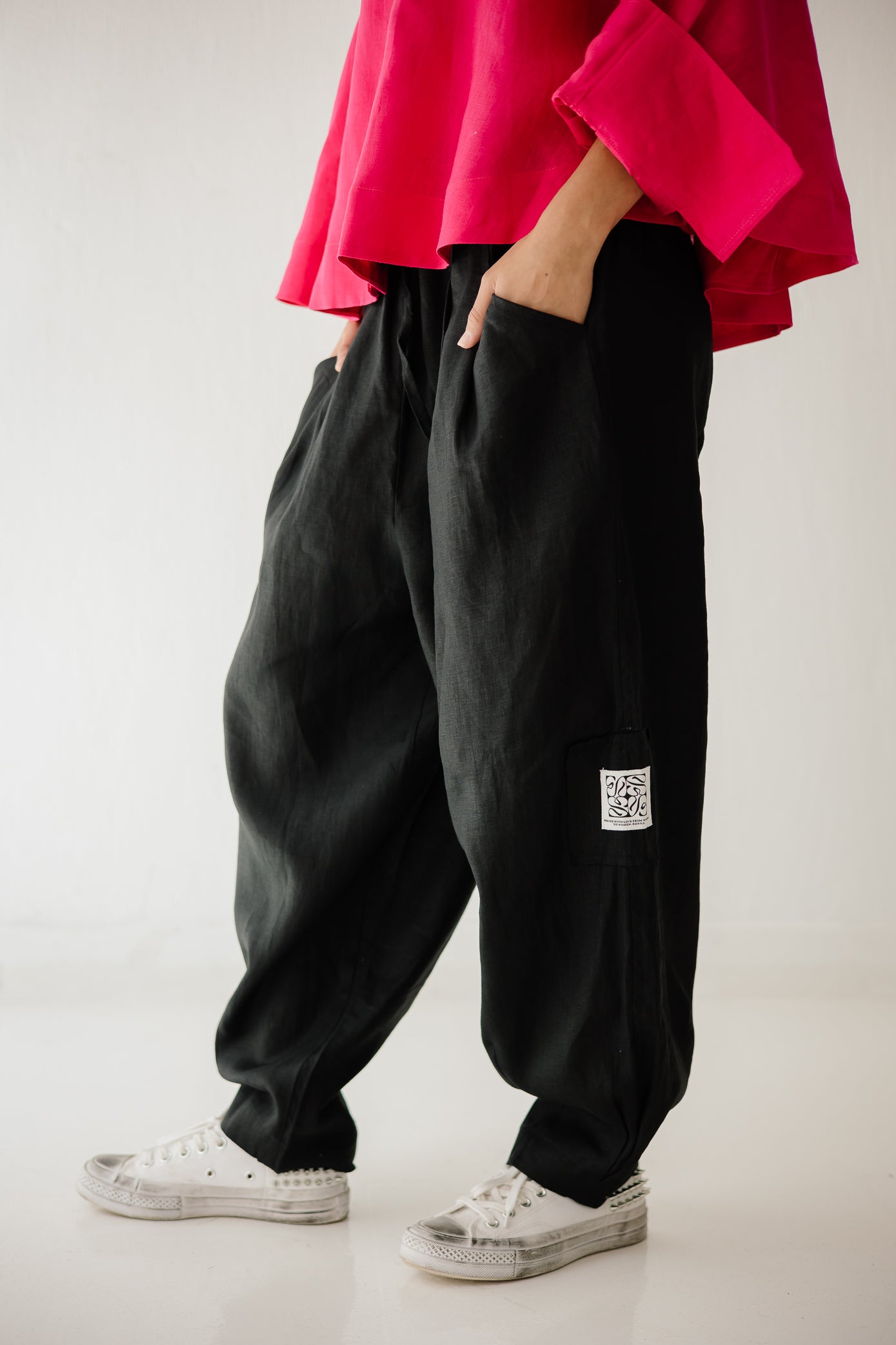 Balloon Pant In Black