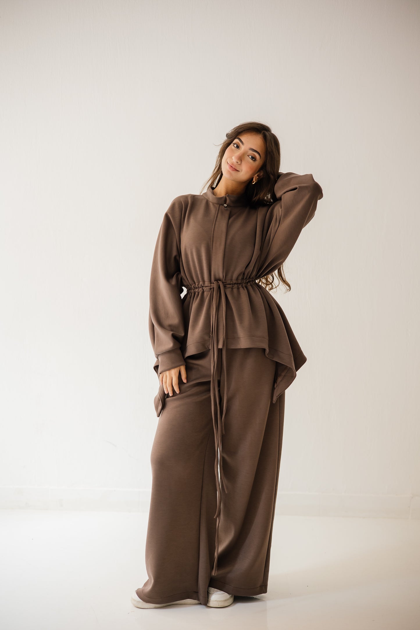 Elastic Set In Brown