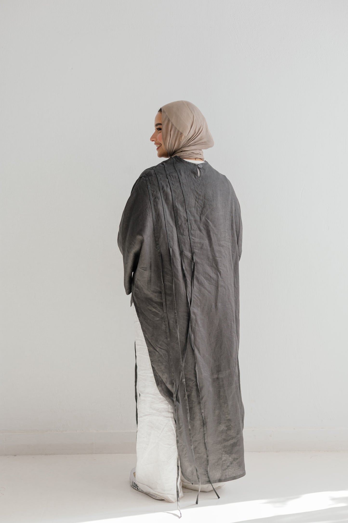 Side To Side Top In Dark-grey