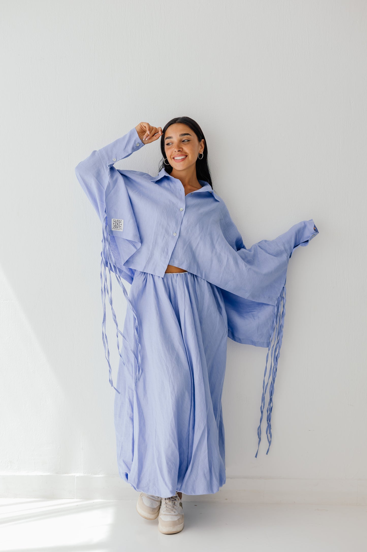 Fringes Shirt In Blue