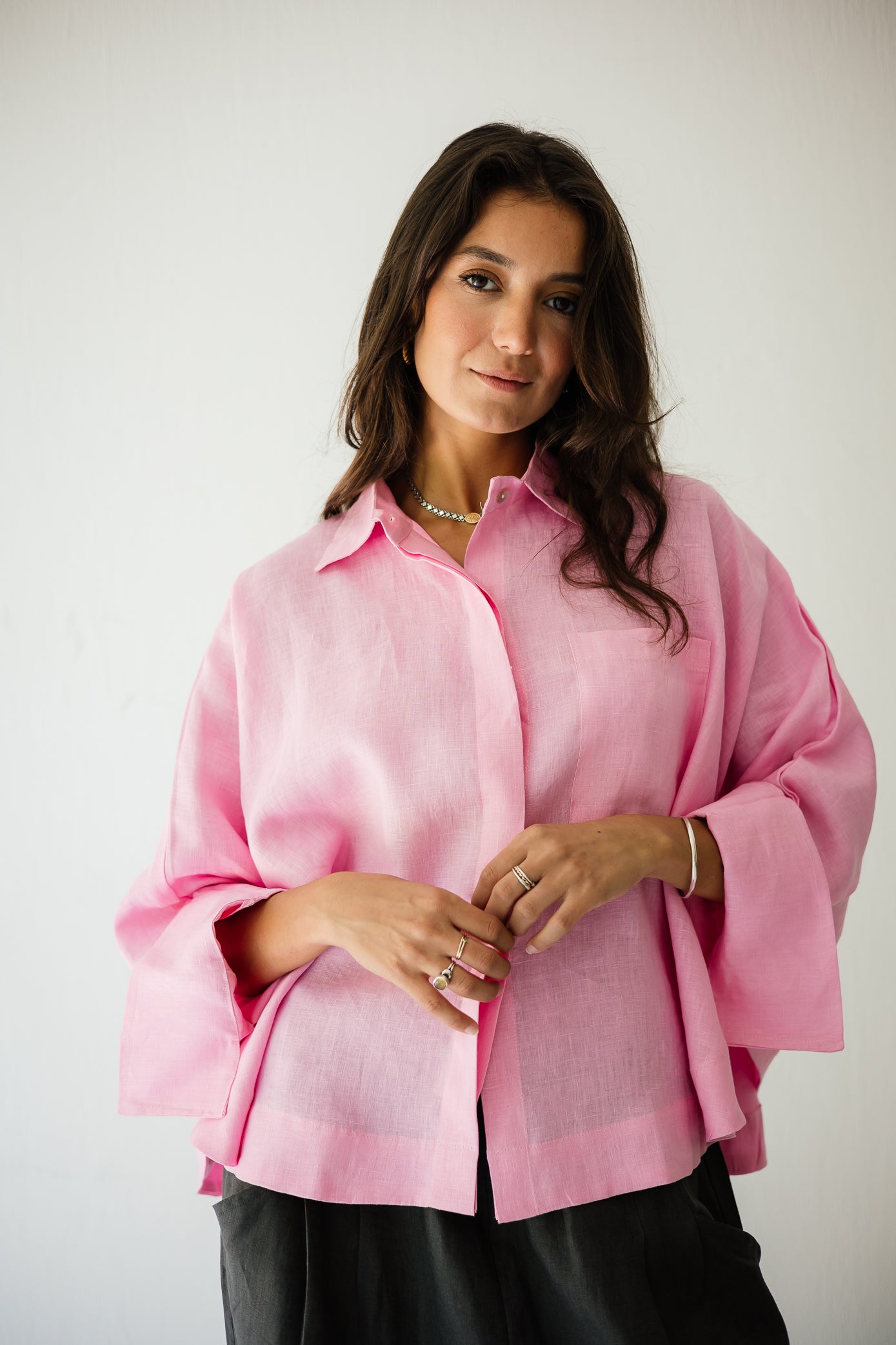 Butterfly Shirt In Pink