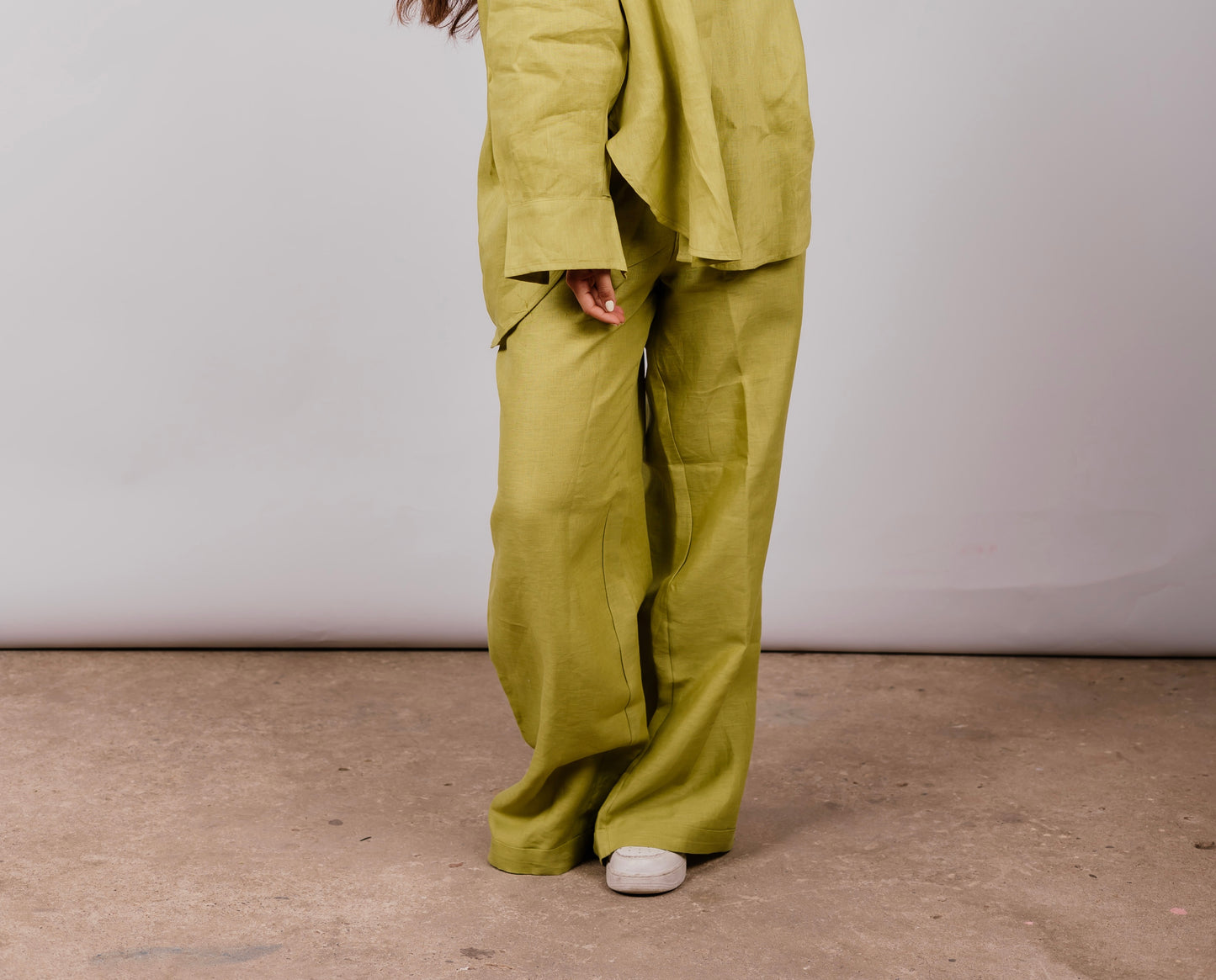Basic Pant in Lime-green