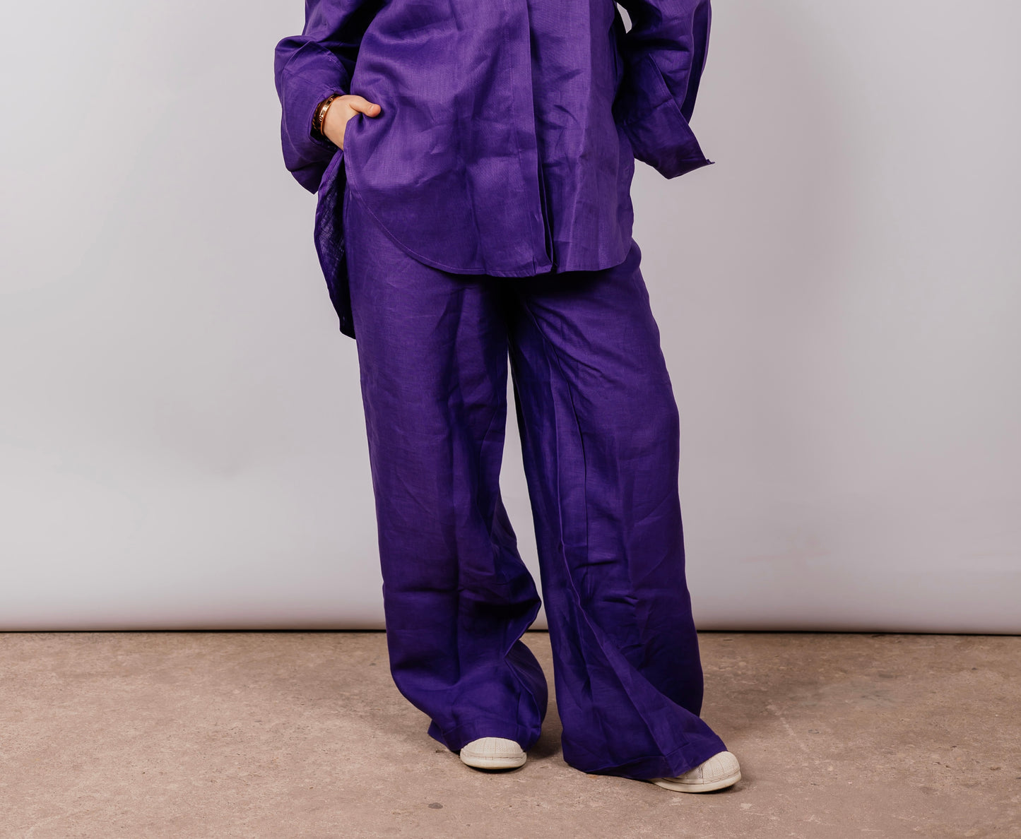 Basic Pant In Purple
