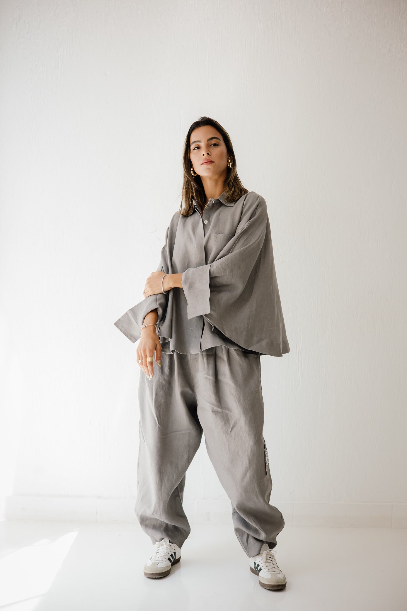 Balloon Pant In Grey