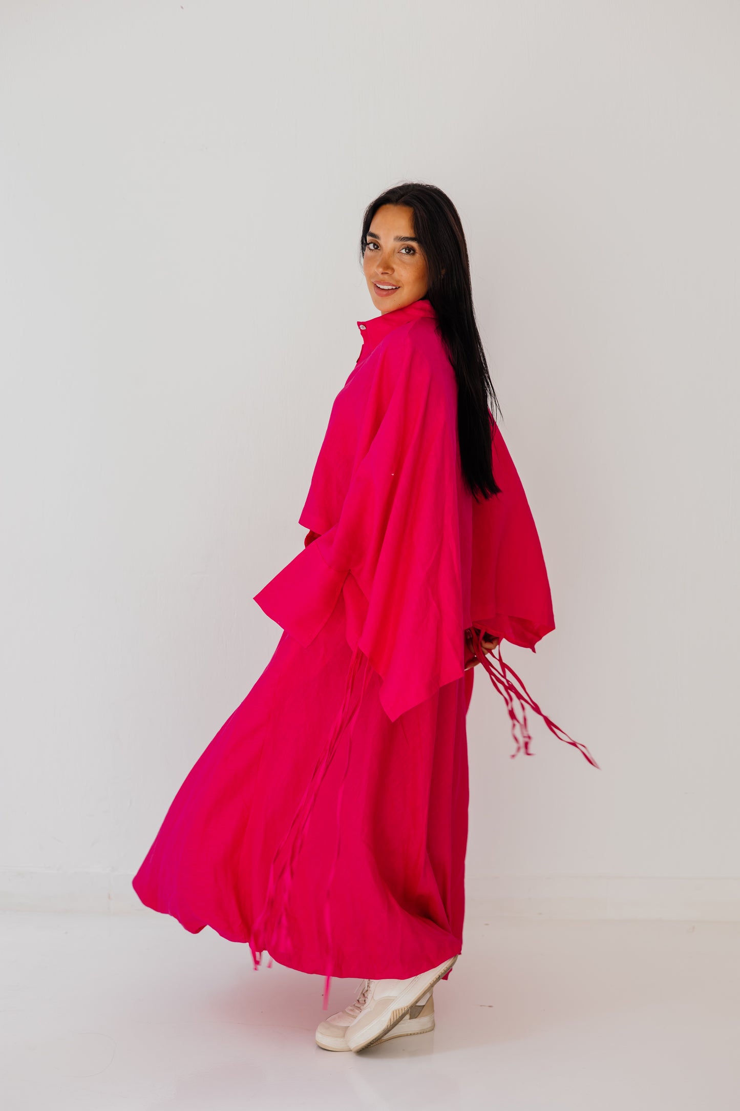 Balloon Skirt In Fuchsia