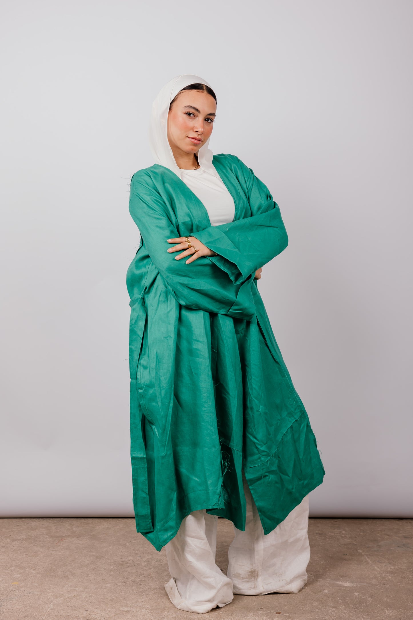Basic Kimono In Green