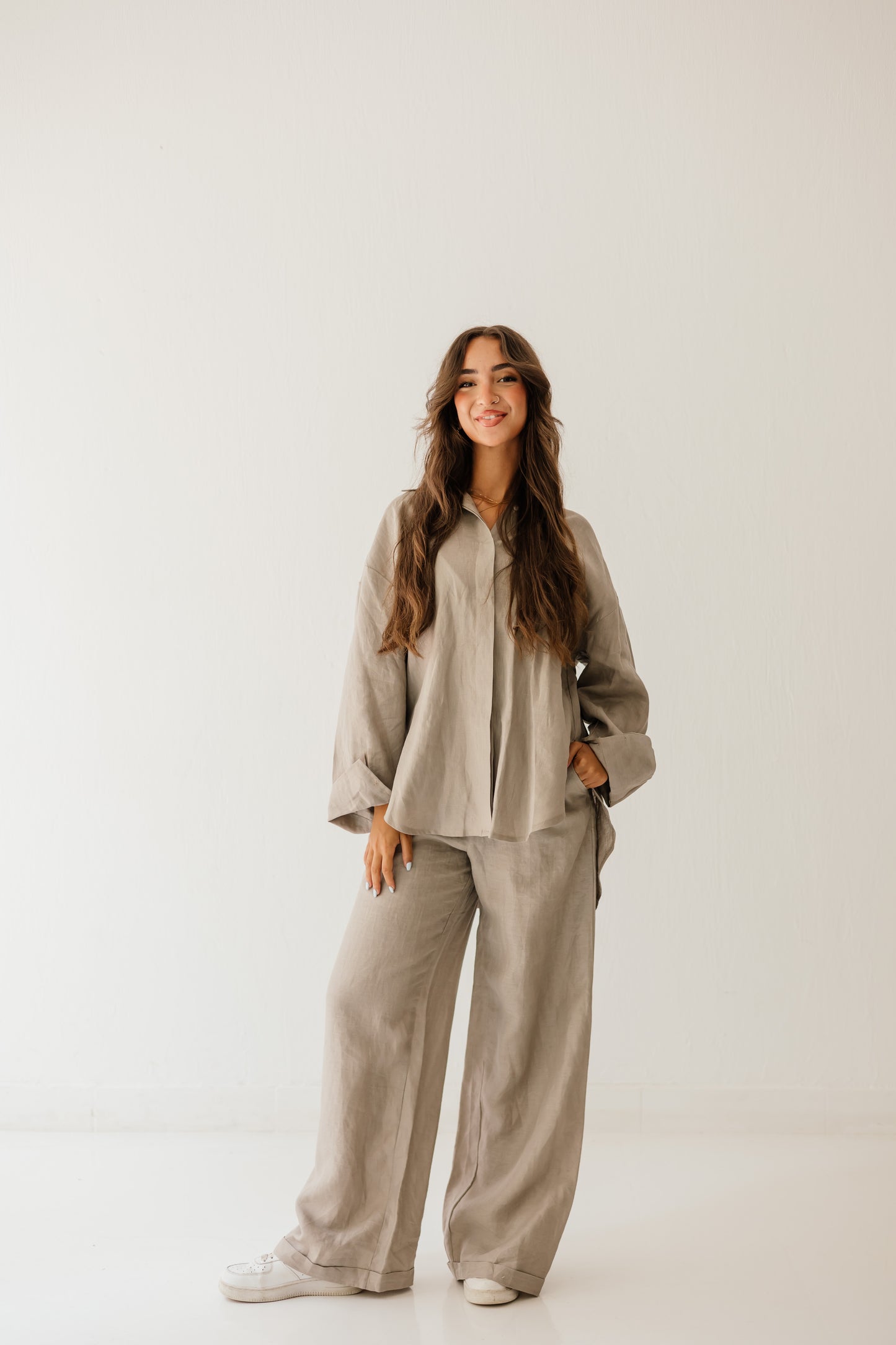 Basic Pant In Griesh