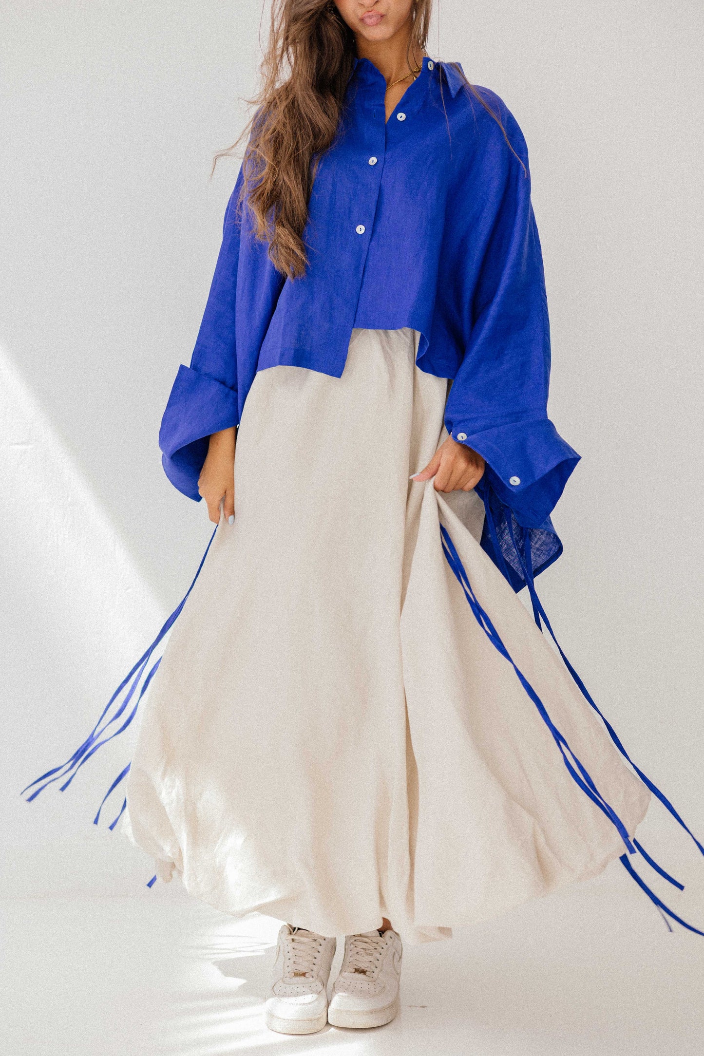 Balloon Skirt In Creamy