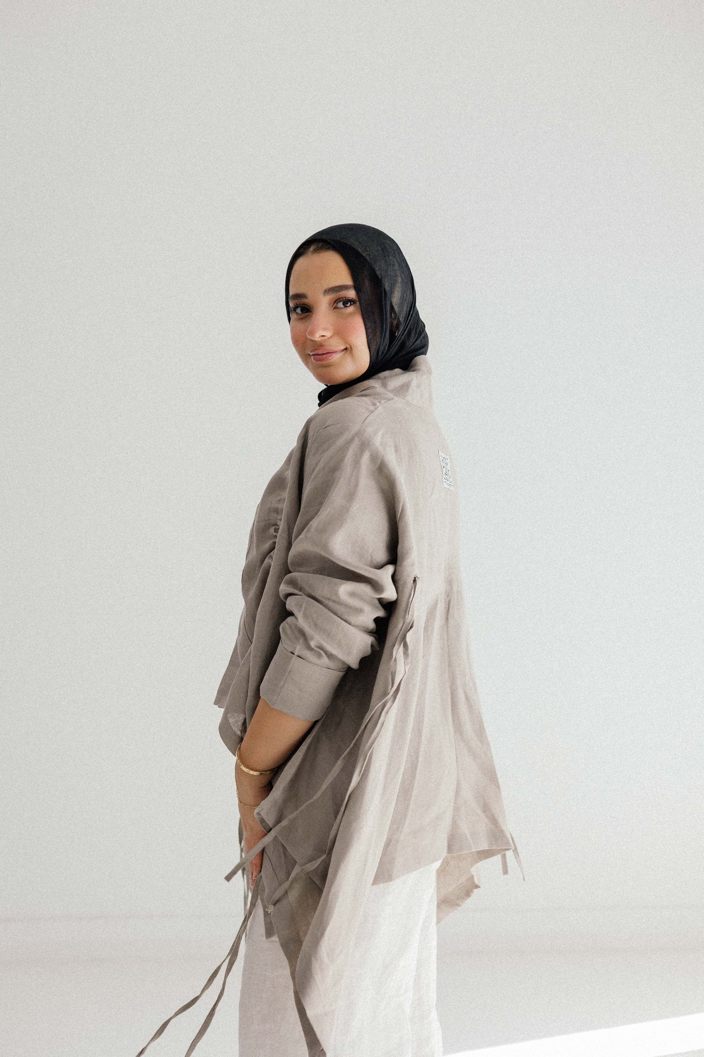 Elastic Kimono In Griesh