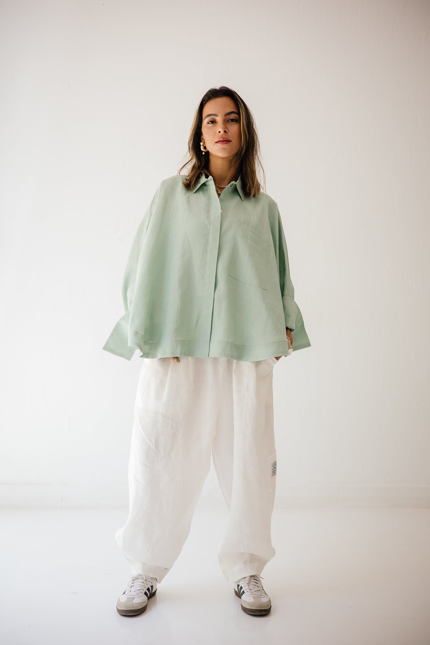 Butterfly Shirt In Mint