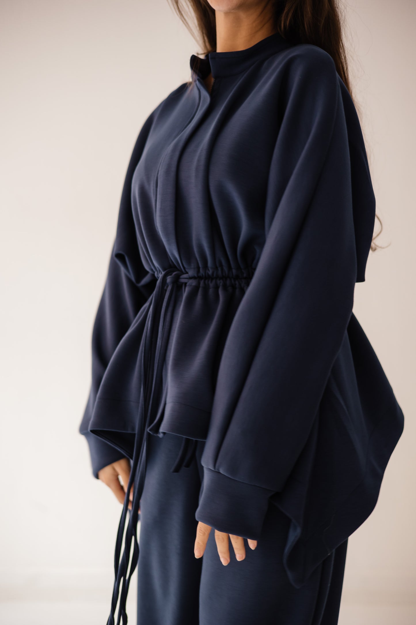 Elastic Set In Navy-blue