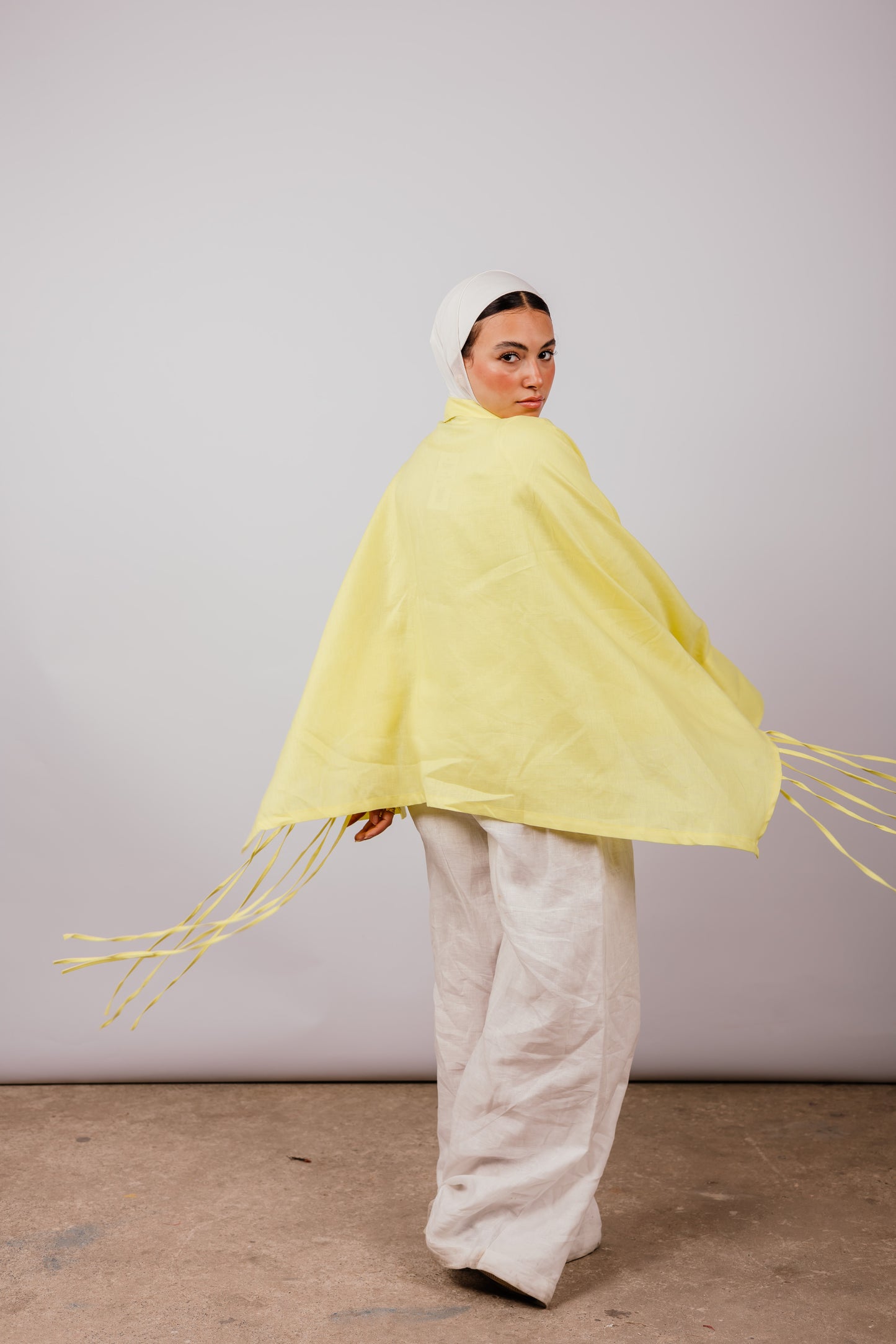Fringes Shirt In Yellow