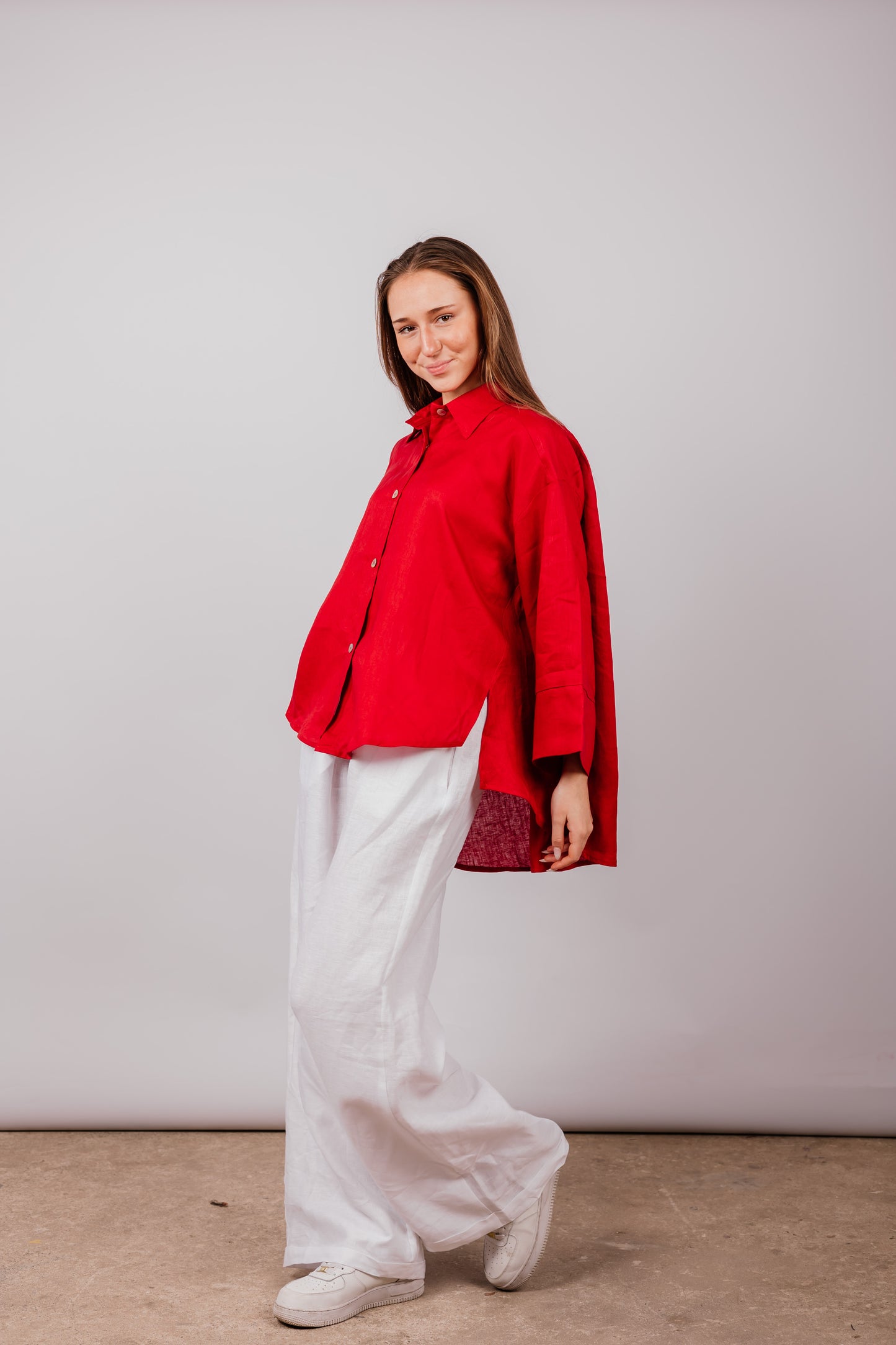 Basic Shirt In Red