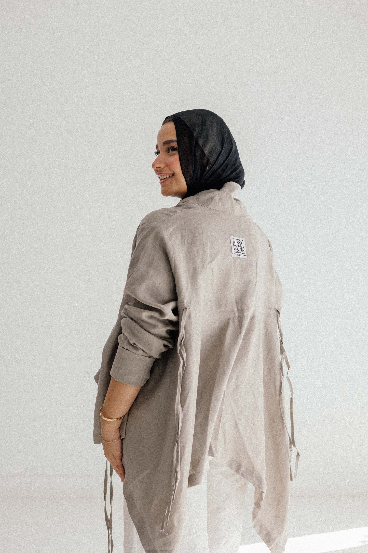 Elastic Kimono In Griesh