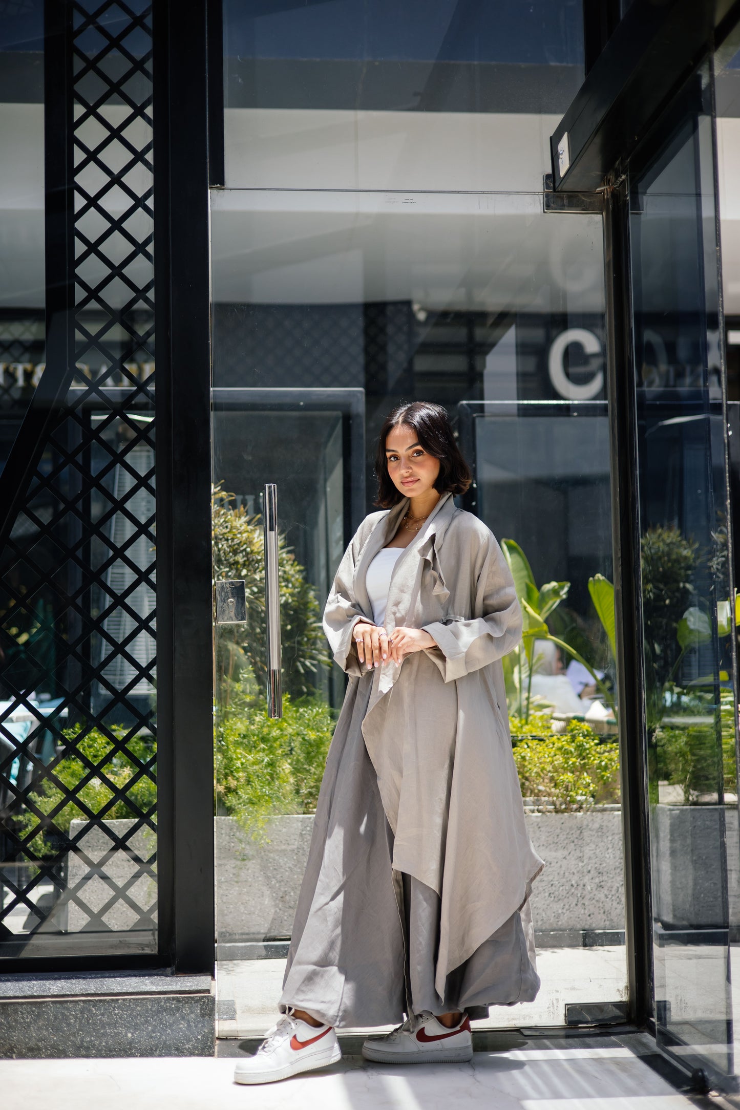 High-low Kimono In Griesh