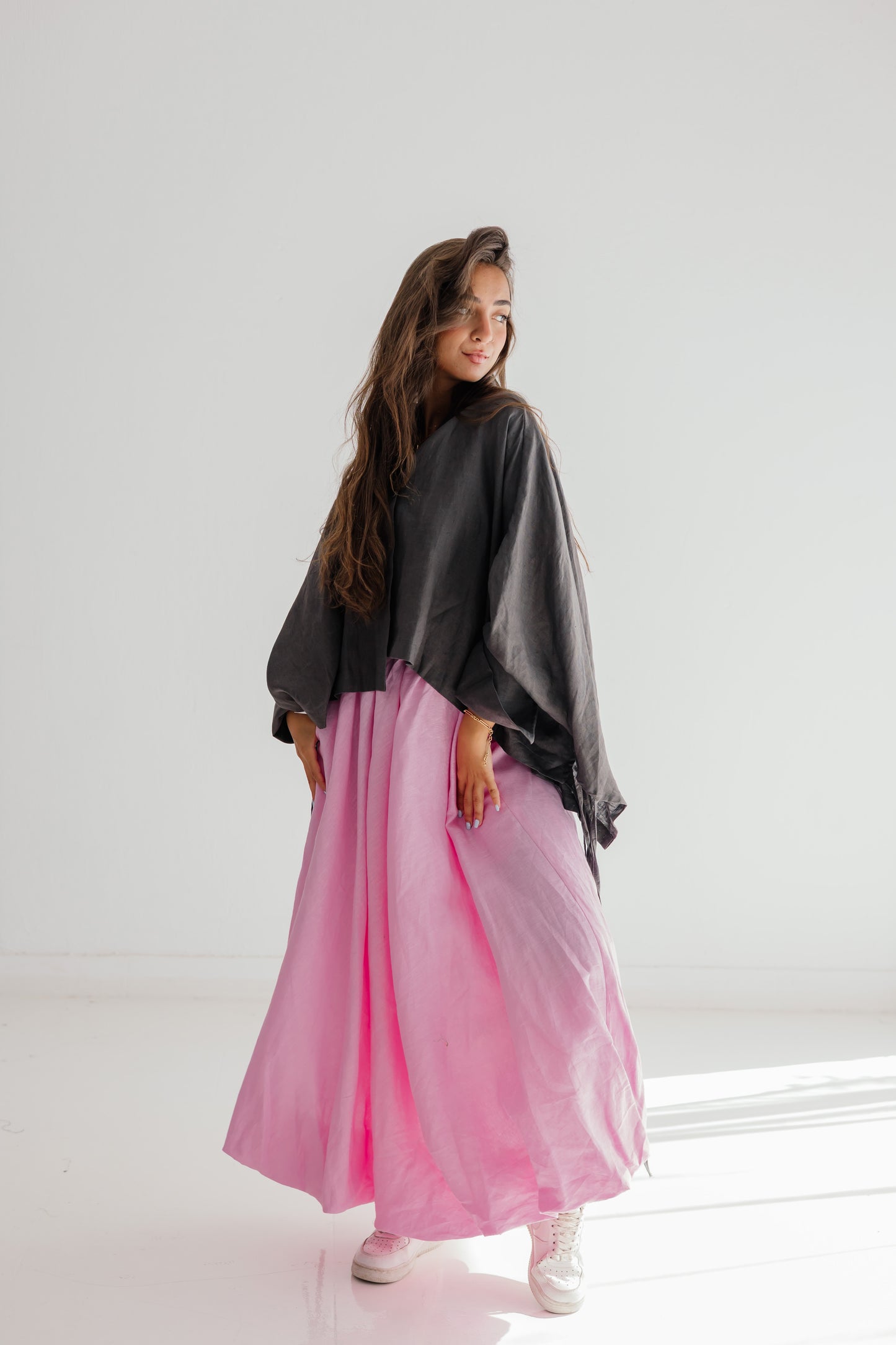 Fringes Shirt In Dark-grey