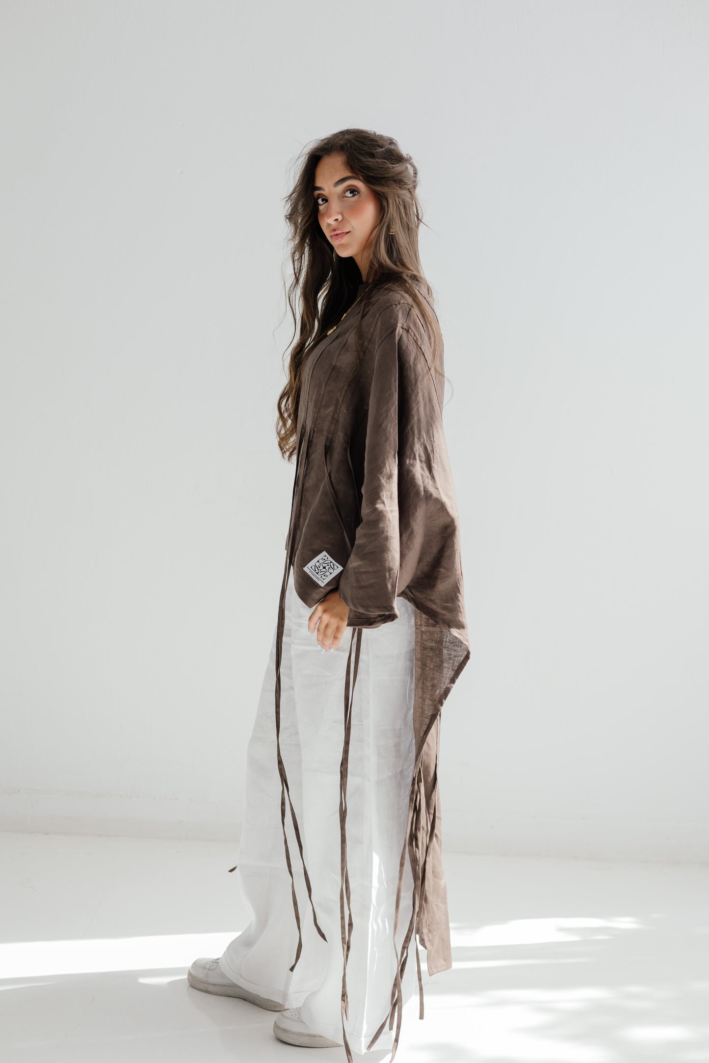 Side To Side Top In Brown