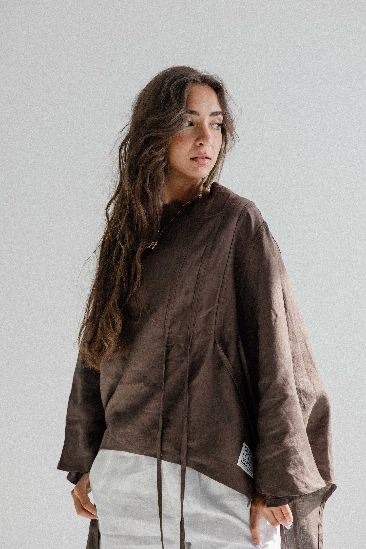 Side To Side Top In Brown