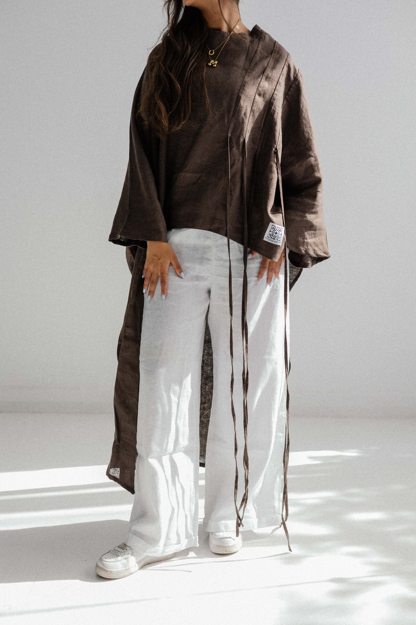 Side To Side Top In Brown