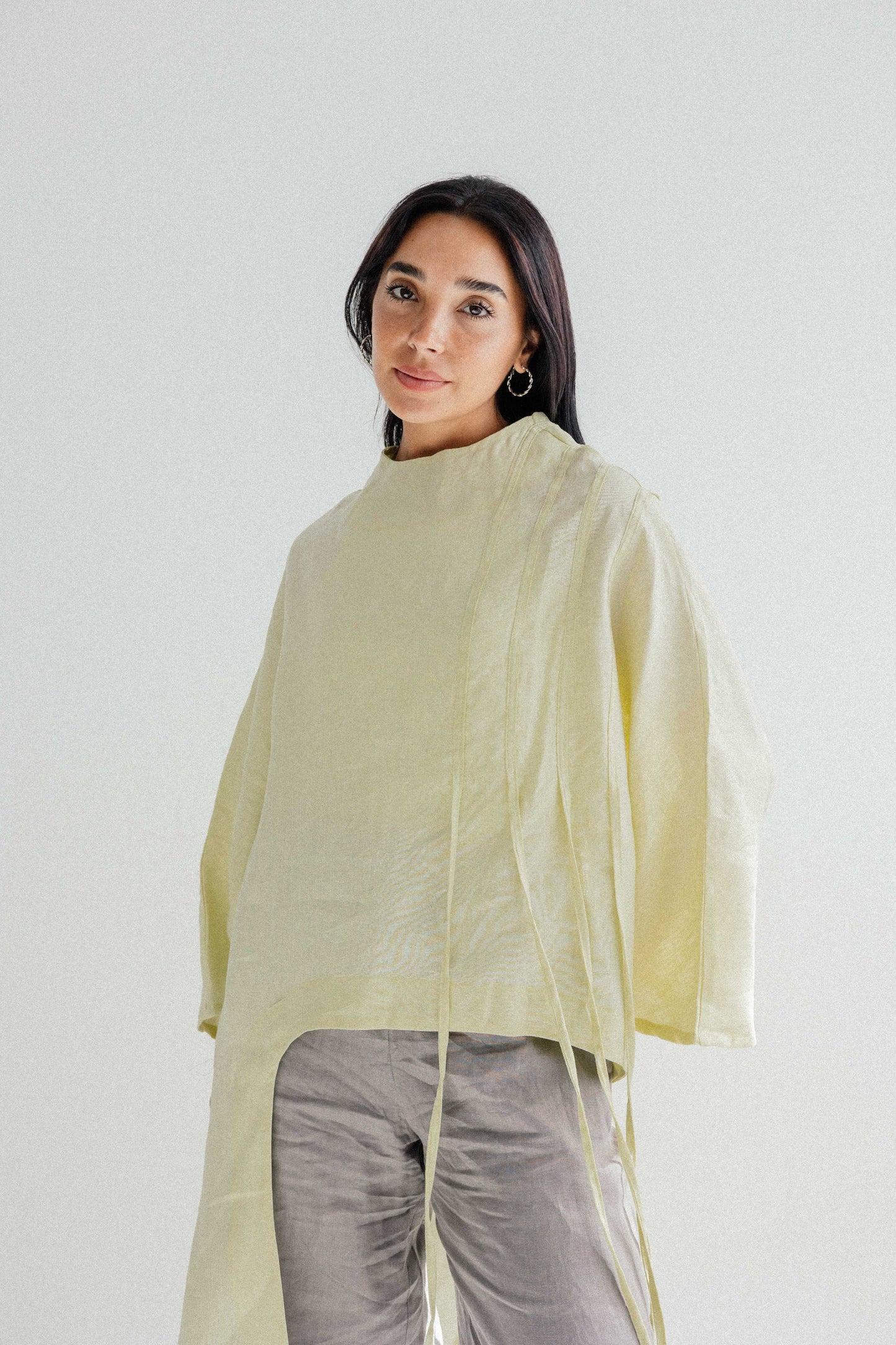 Side To Side Top In Butter-lemon