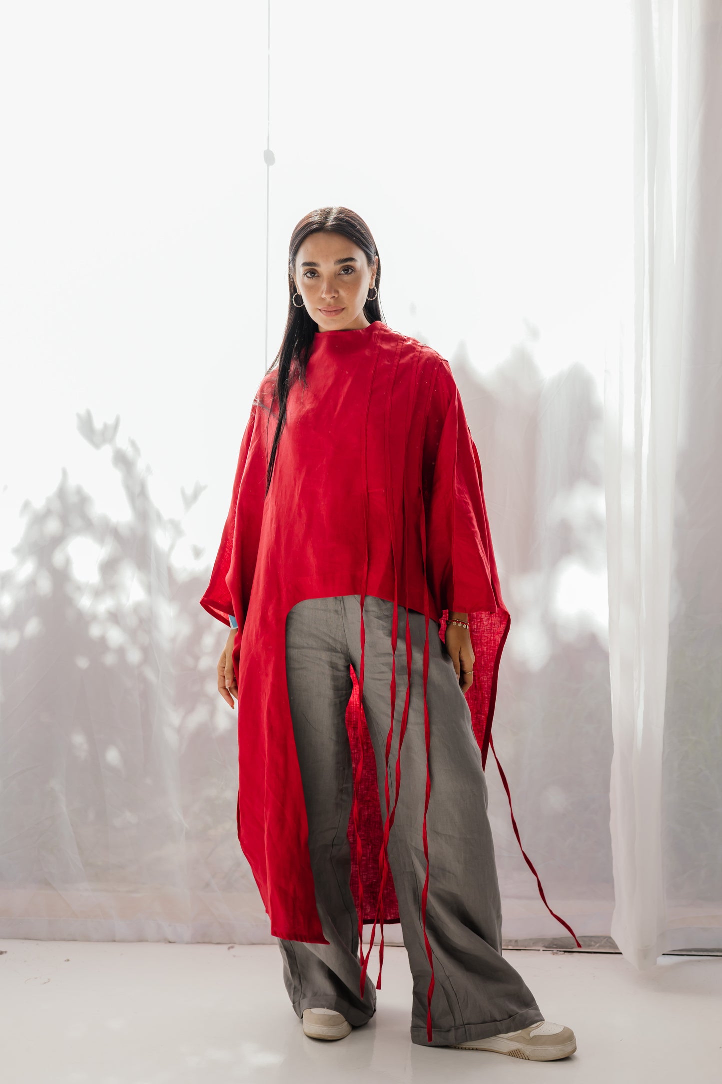 Side To Side Top In Red