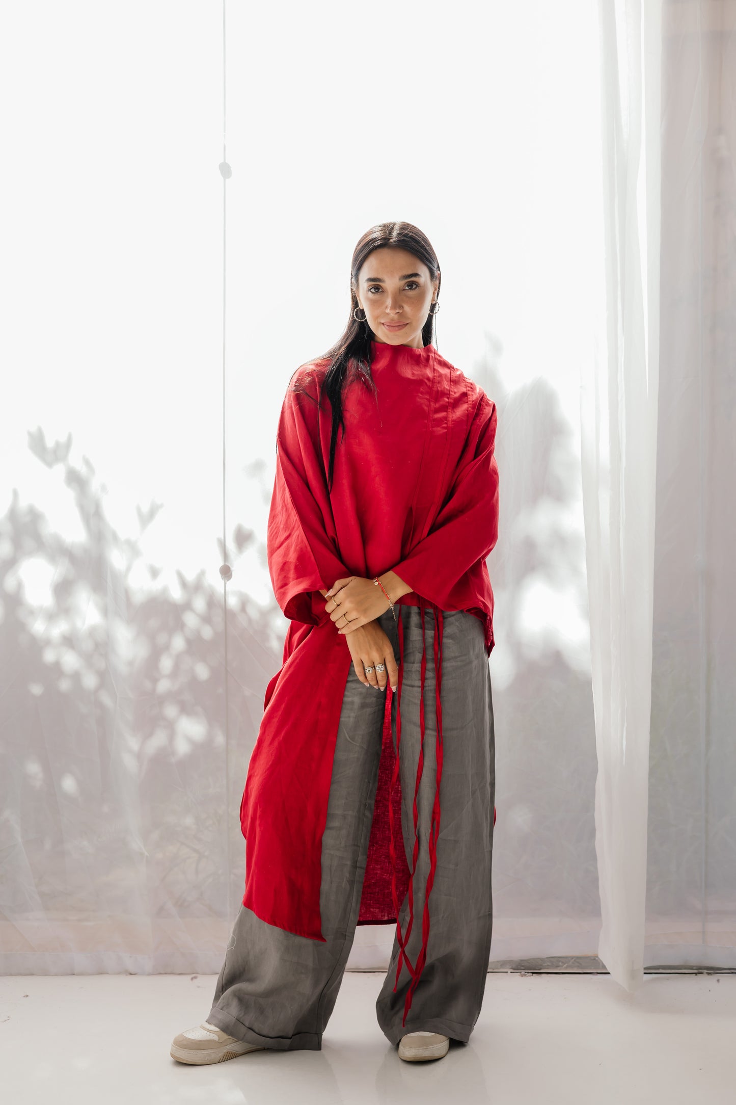 Side To Side Top In Red
