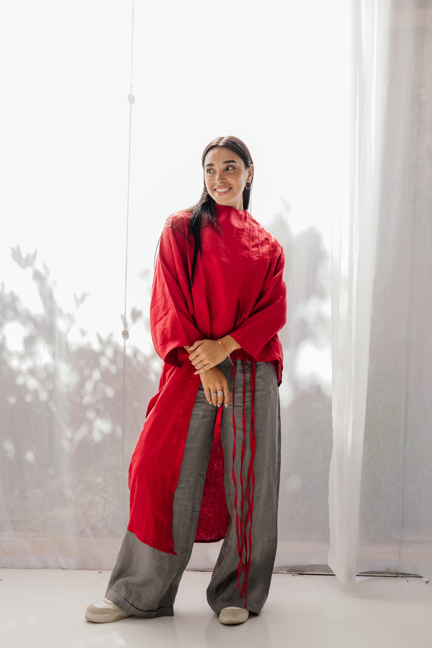 Side To Side Top In Red