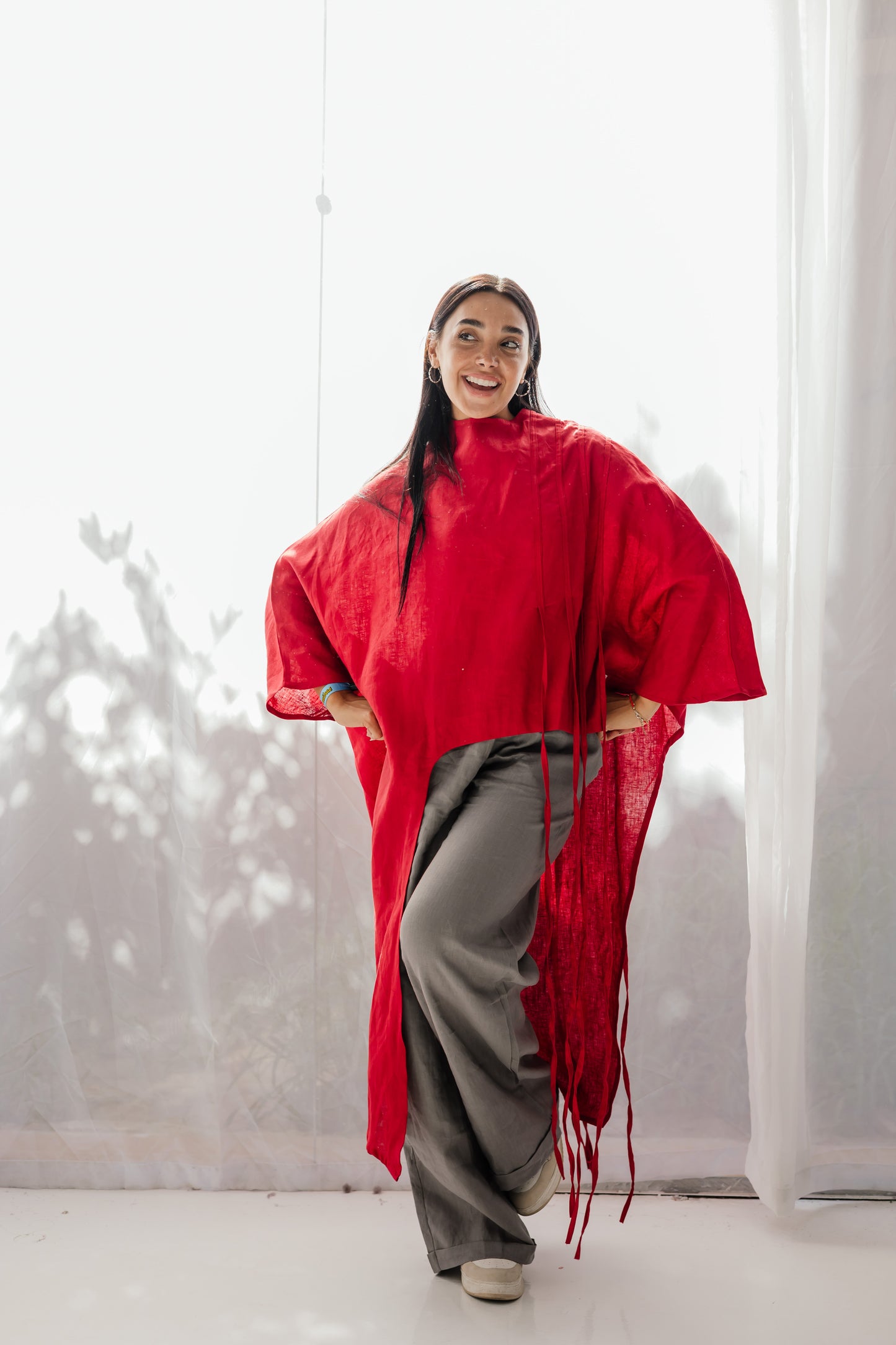Side To Side Top In Red