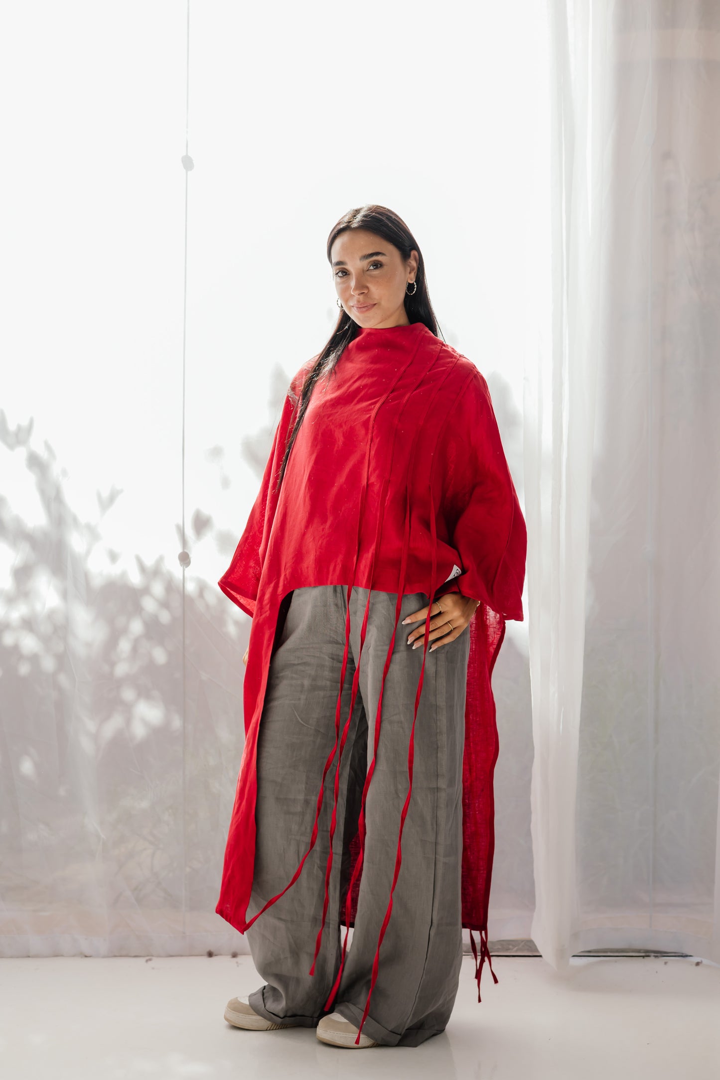 Side To Side Top In Red