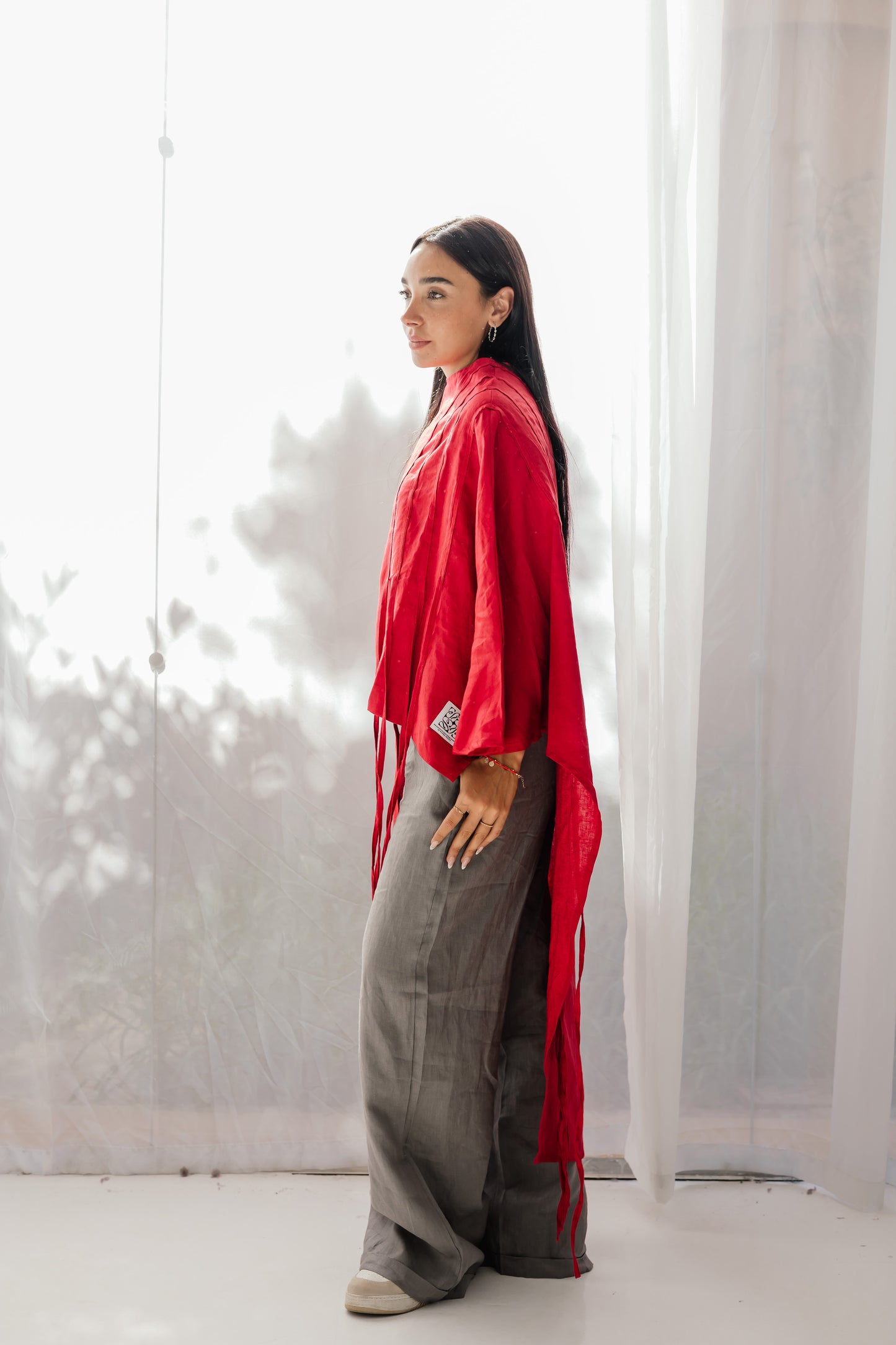 Side To Side Top In Red
