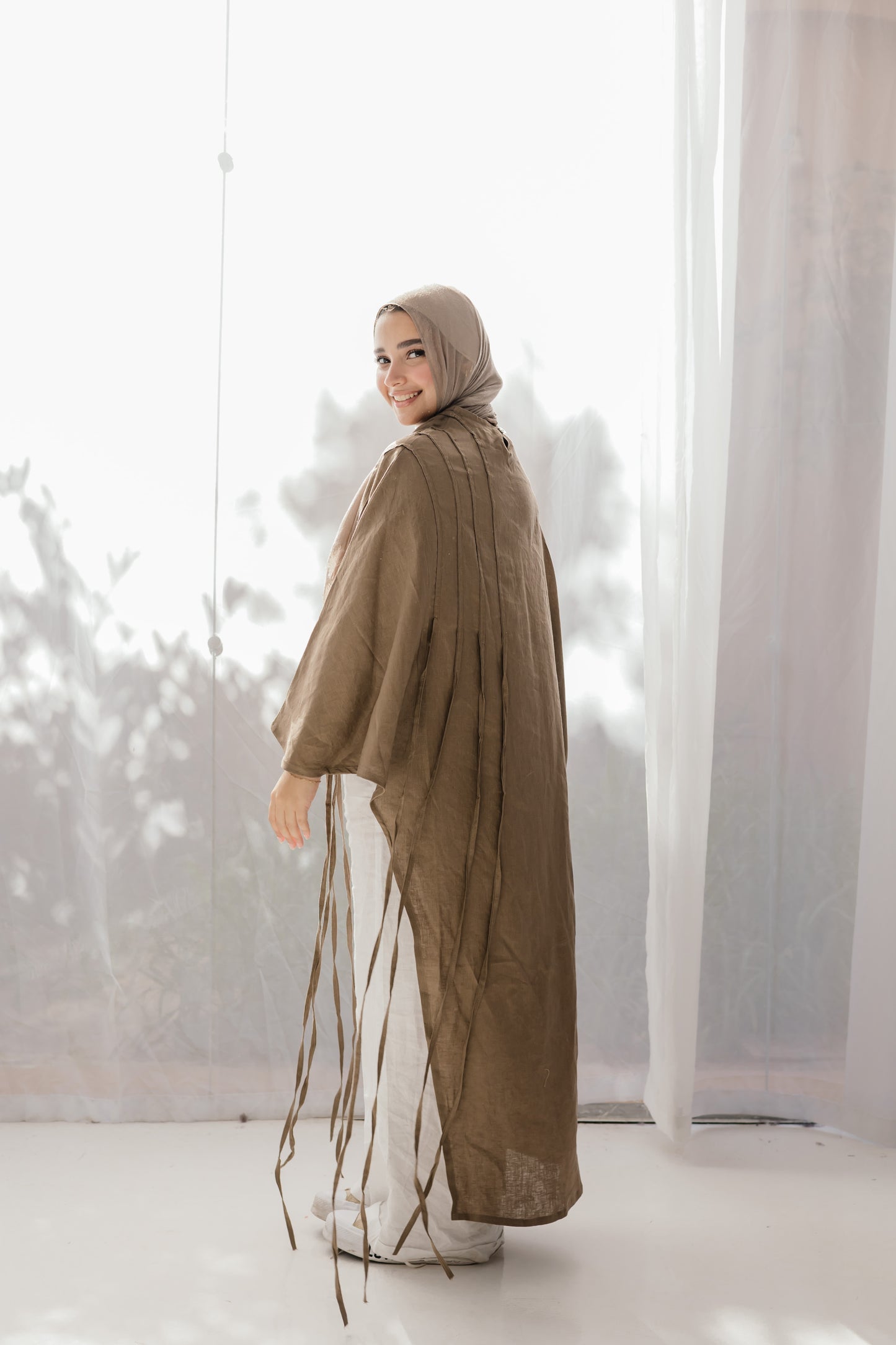 Side To Side Top In Light-brown