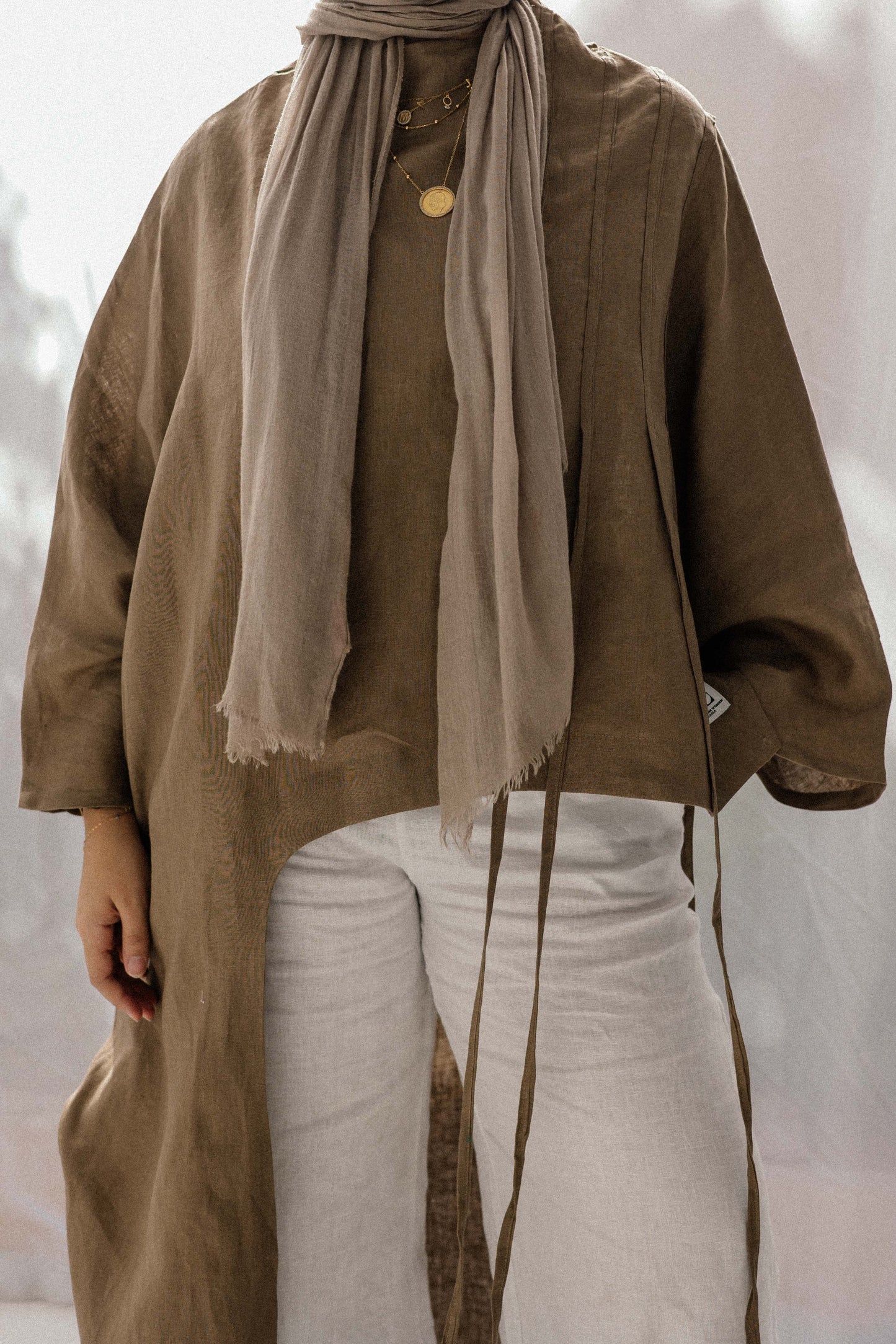 Side To Side Top In Light-brown
