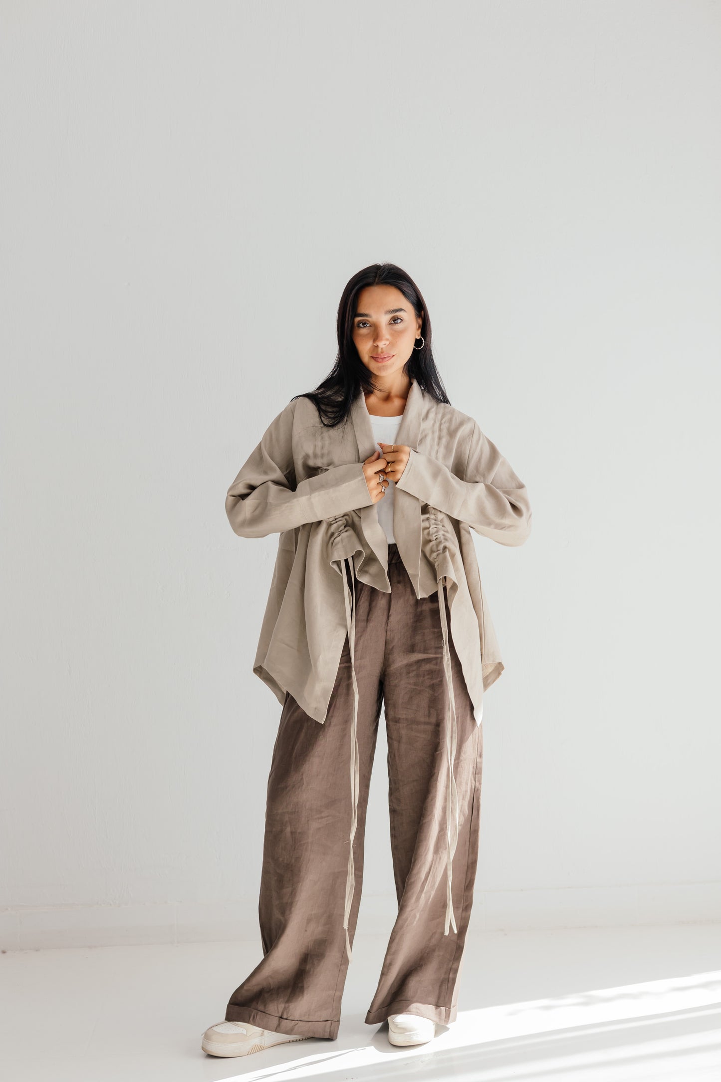Elastic Kimono In Cafe