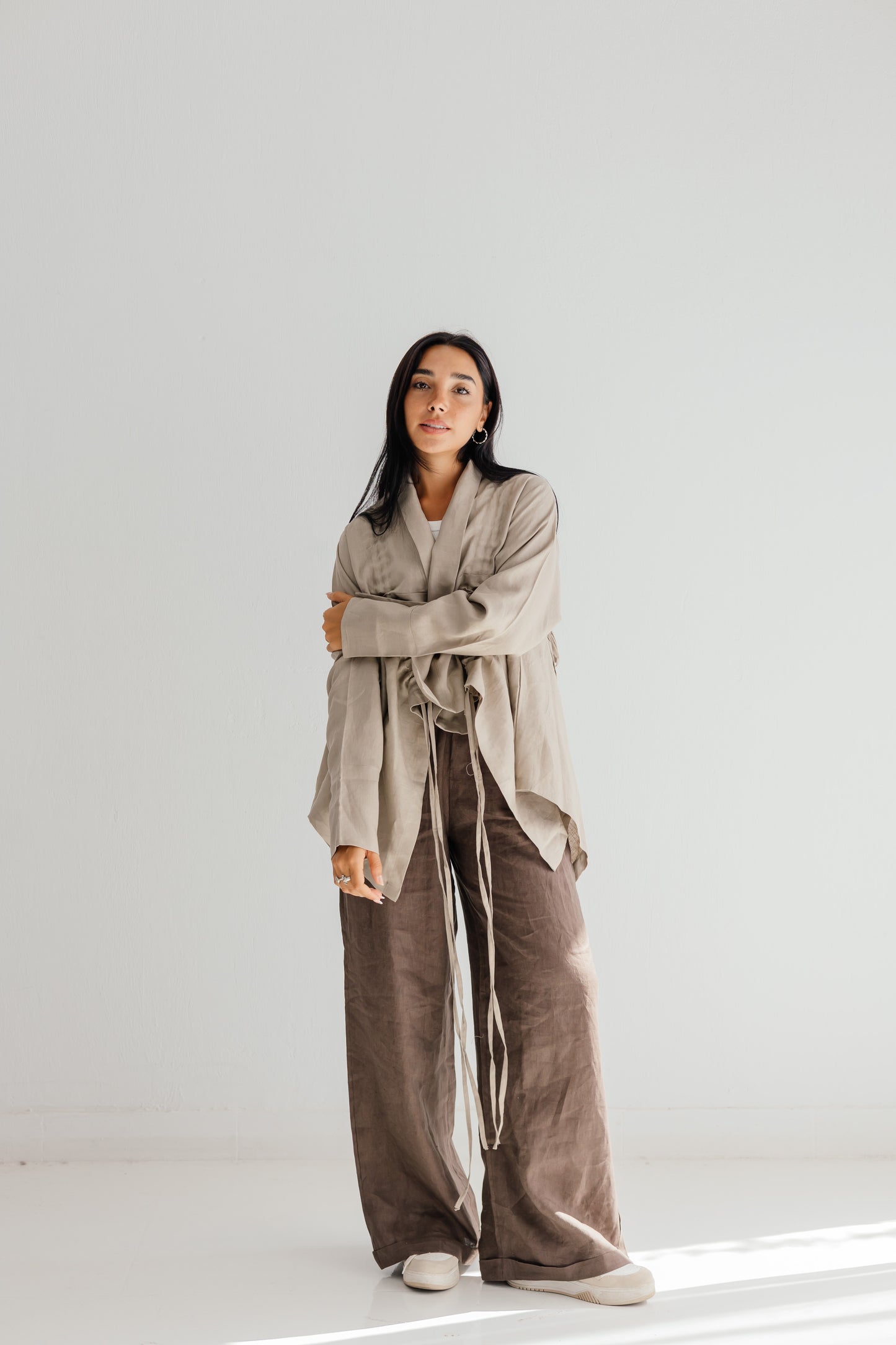 Elastic Kimono In Cafe