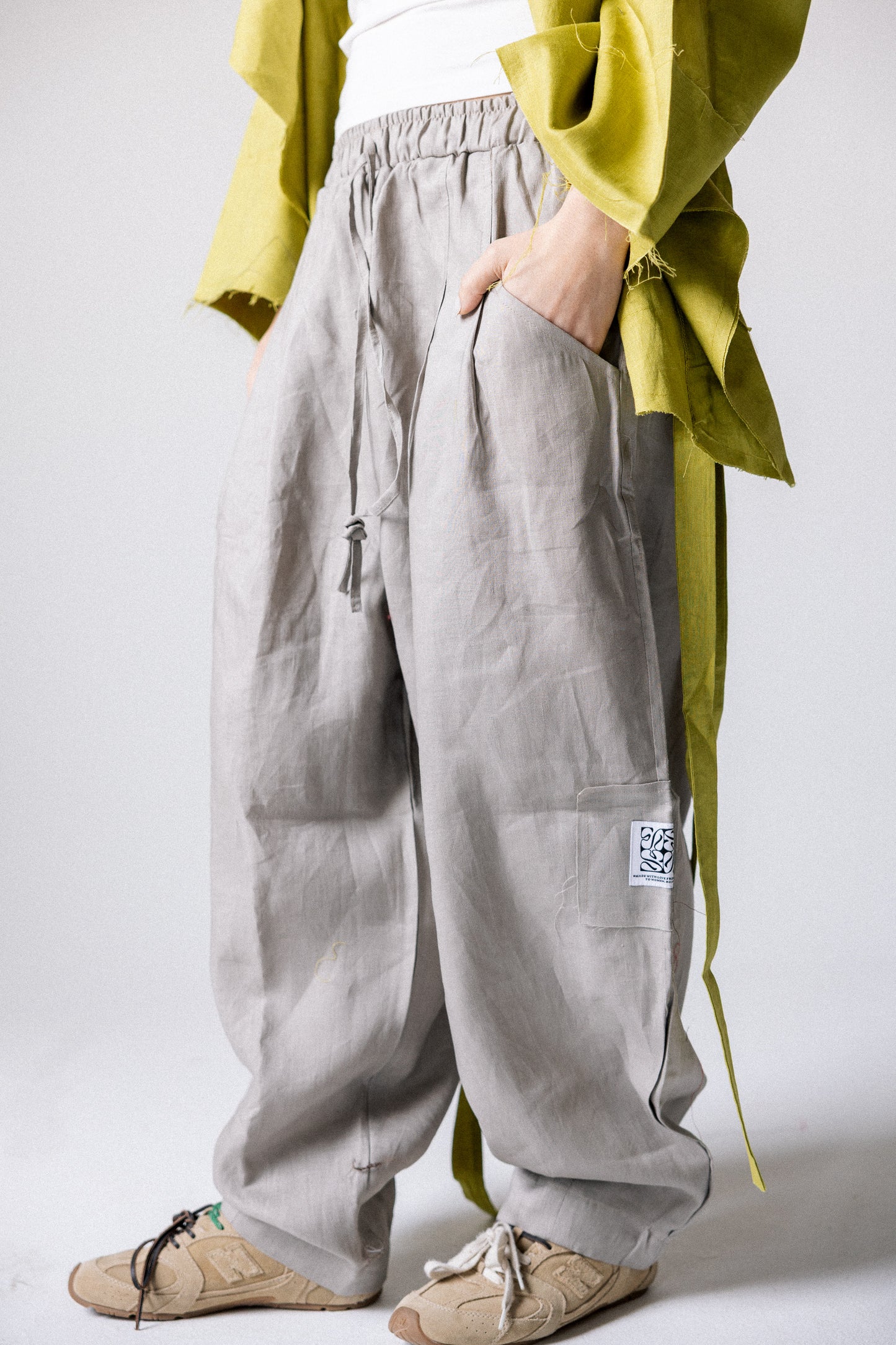 Balloon Pant In Griesh