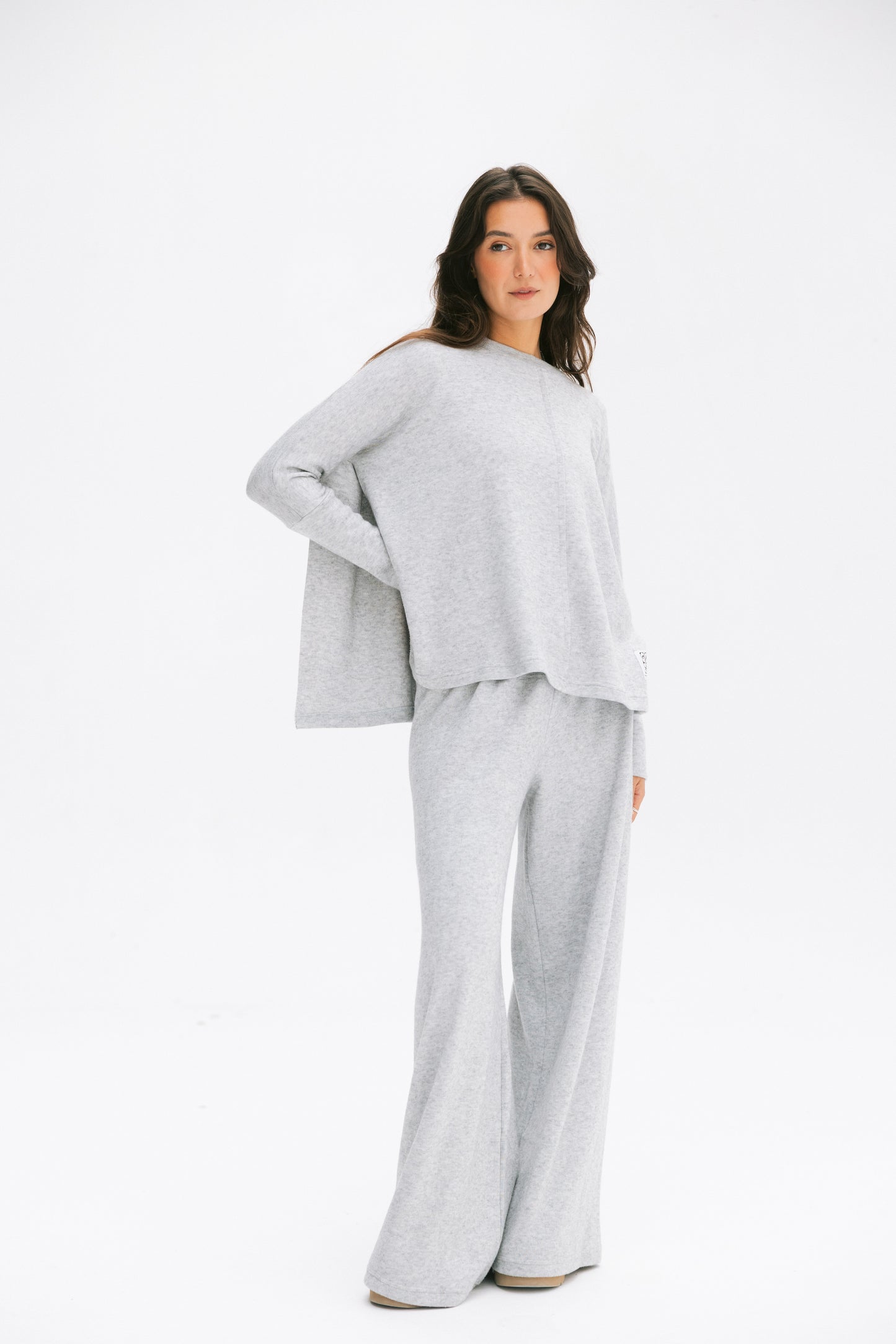 Basic wool set in grey