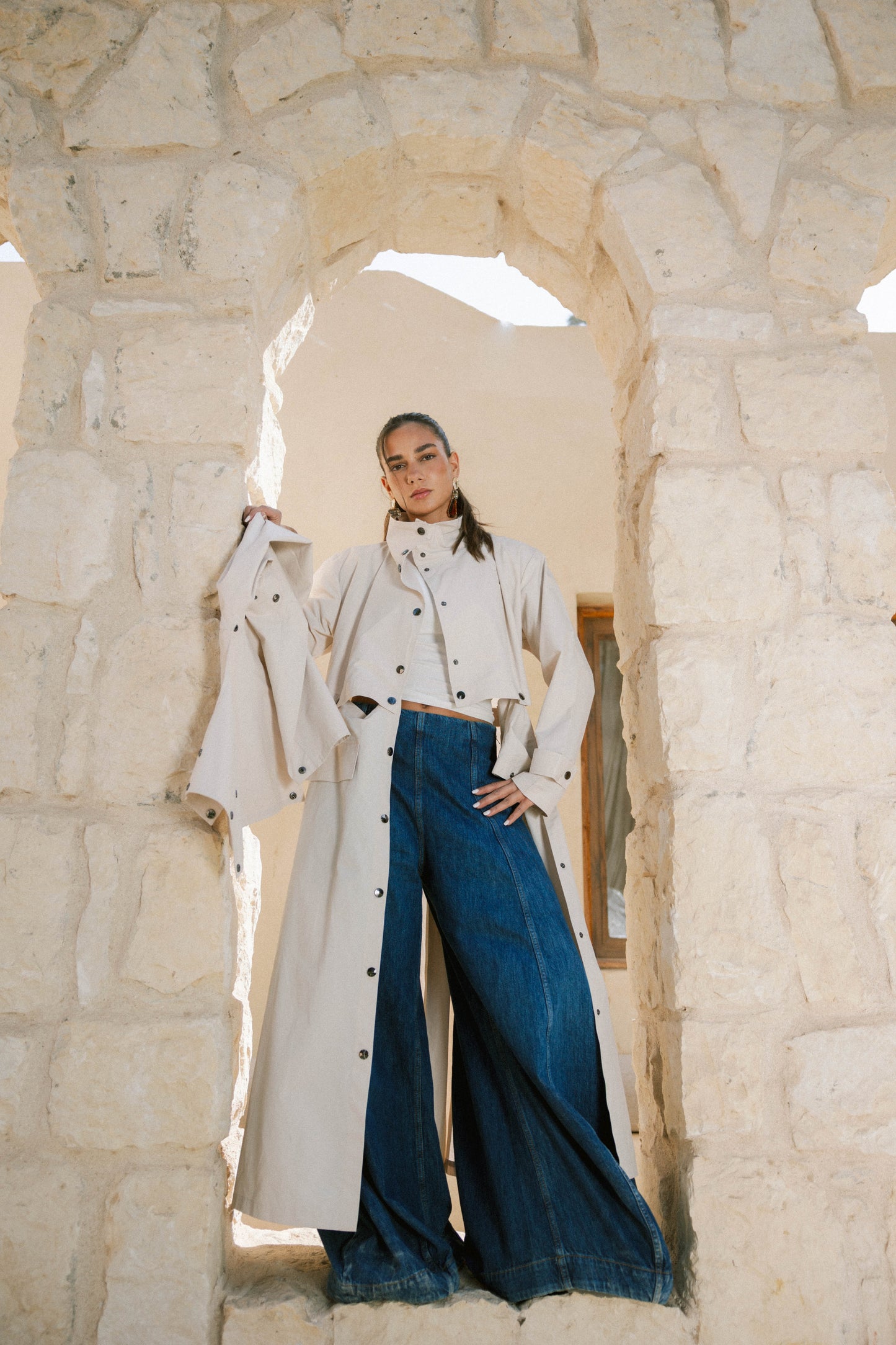 Jouzoor Coat In Cafe