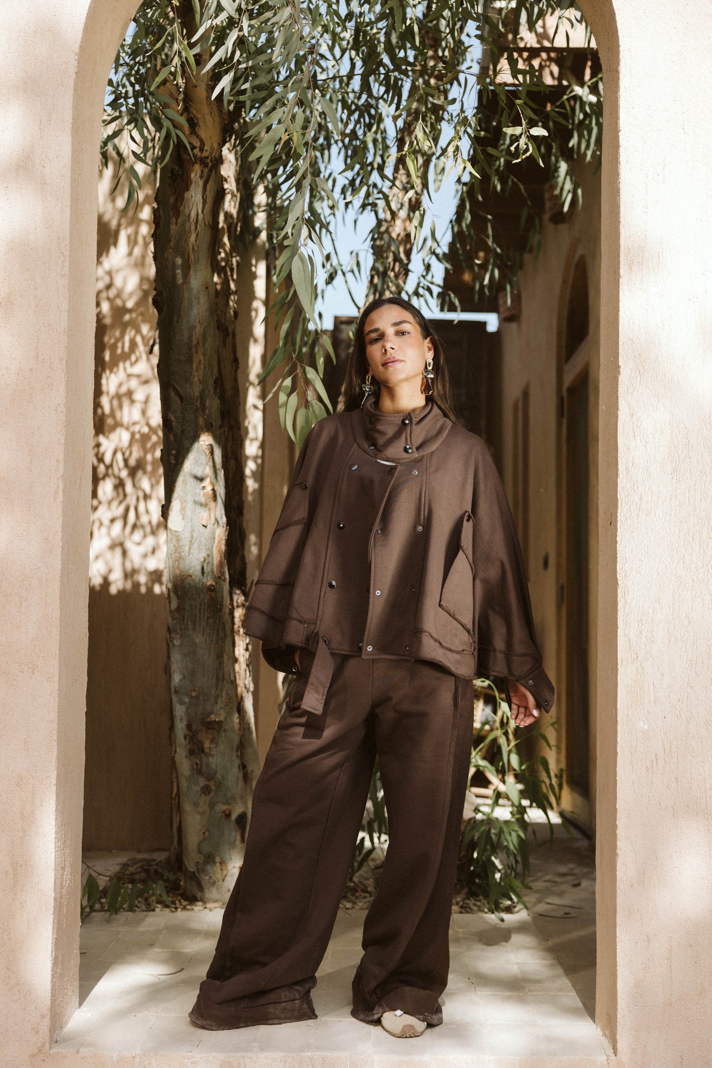 Daiy Cotton Set In Brown
