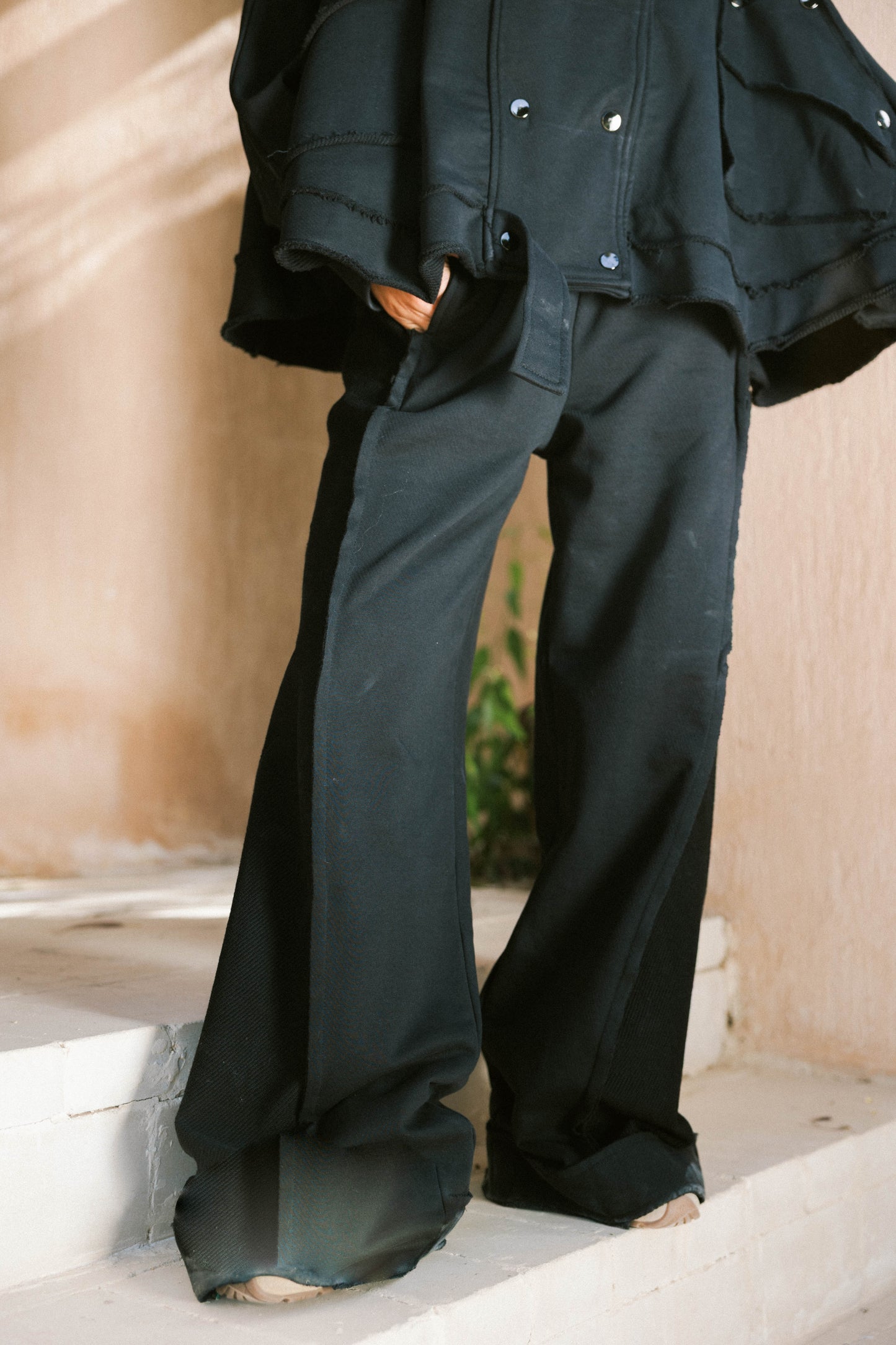 Daiy Cotton Set In Black