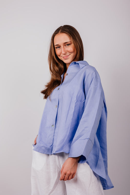 Basic Shirt In Blue
