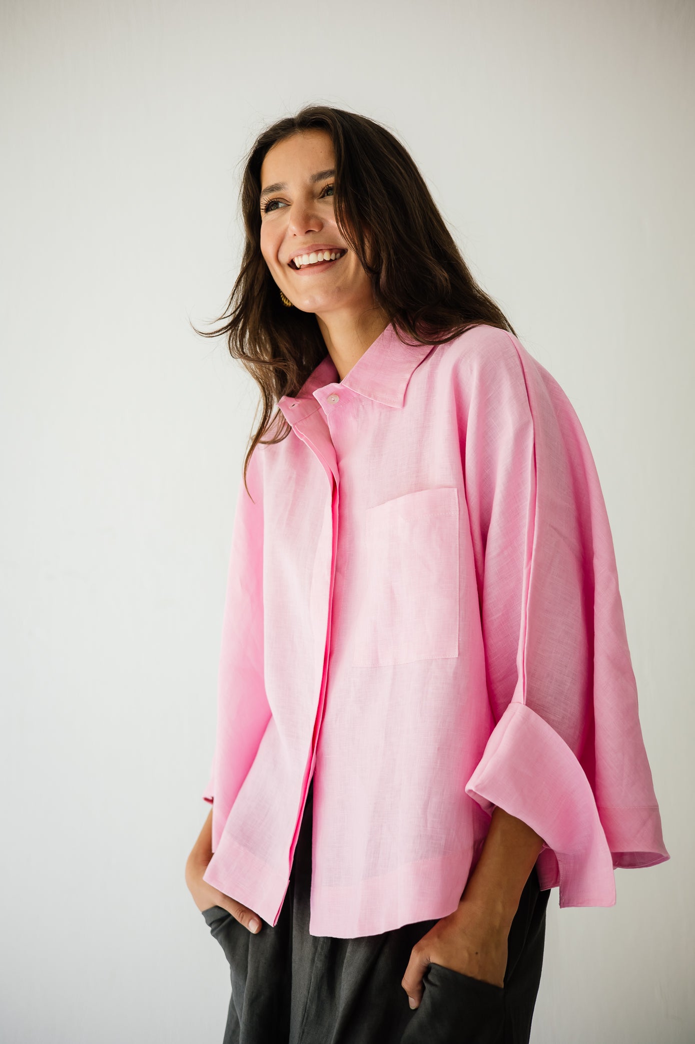 Butterfly Shirt In Pink