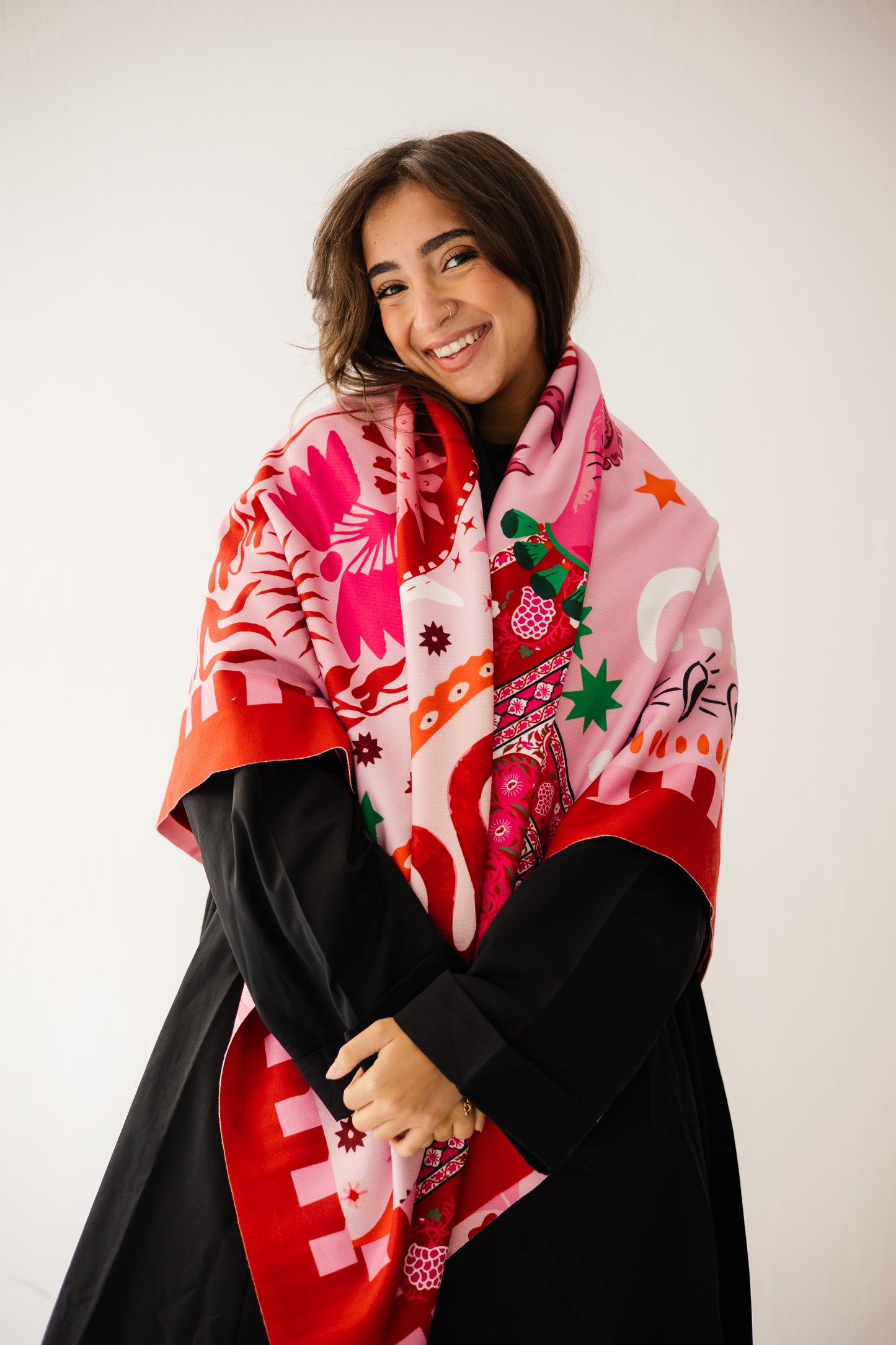 Palm blossom Scarf