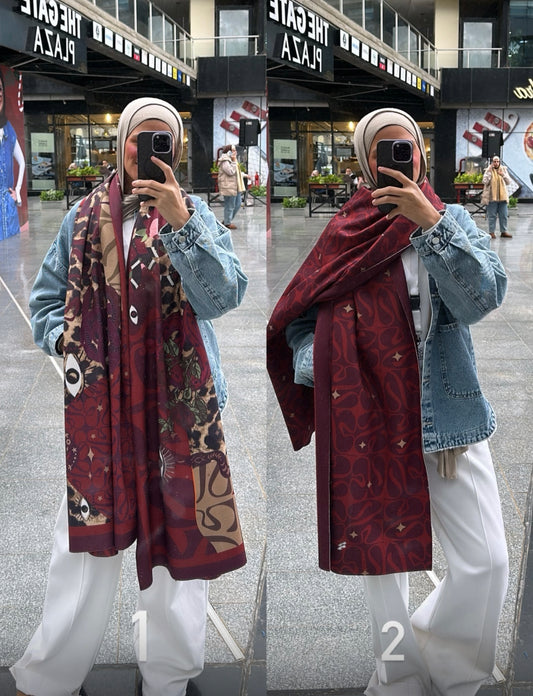 Long Leopard Scarf