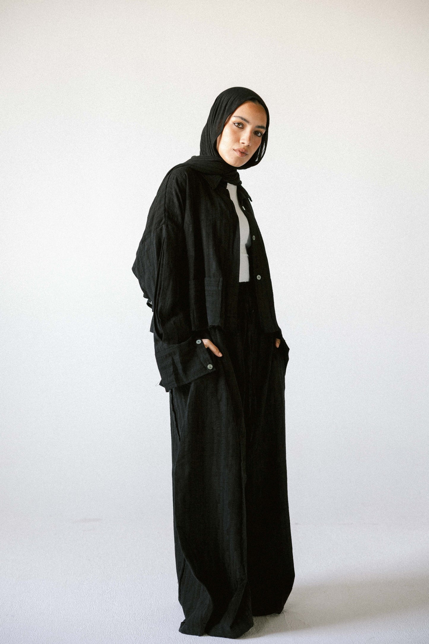 Strips set in black