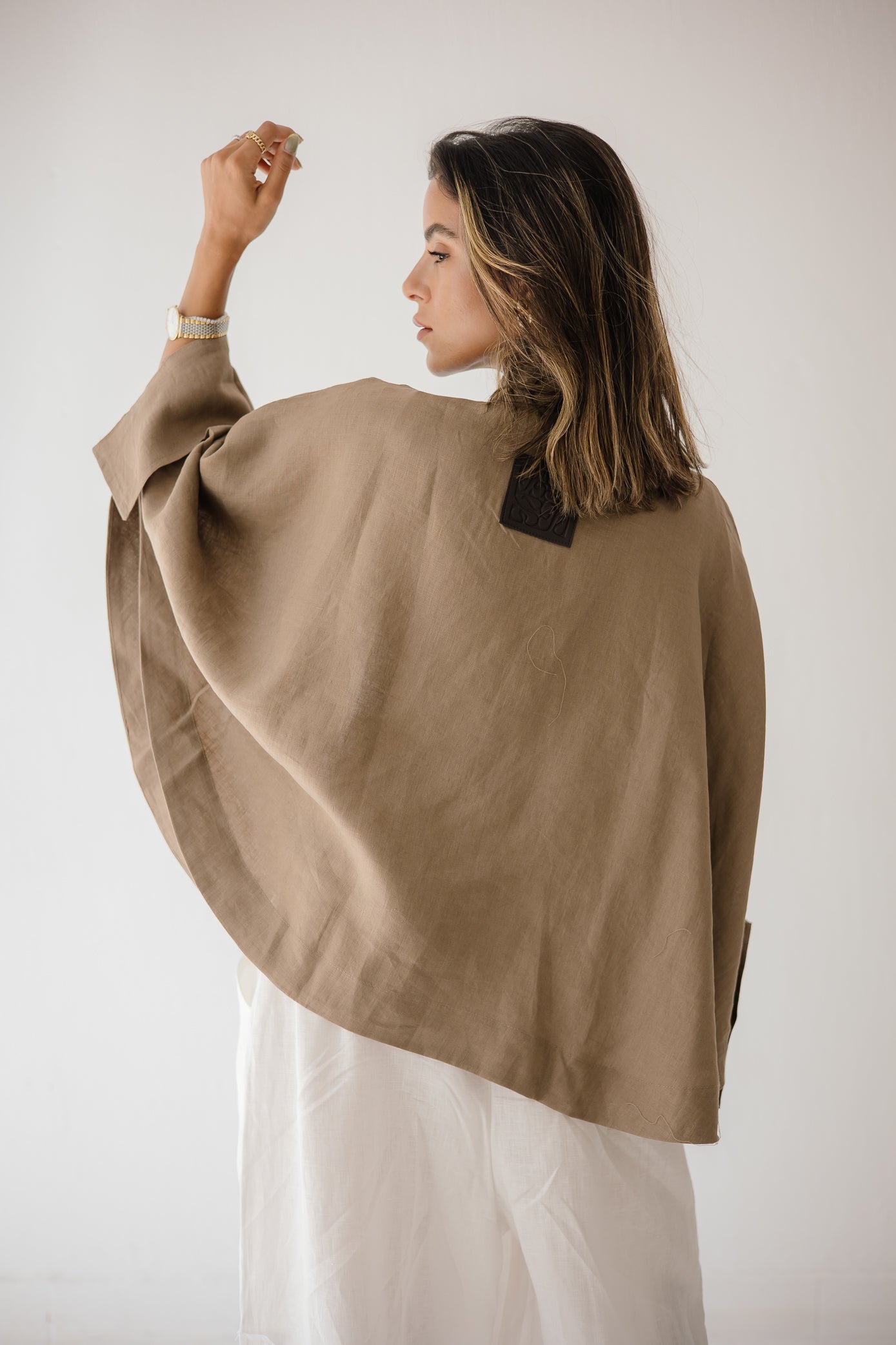 Butterfly Shirt In Light-brown